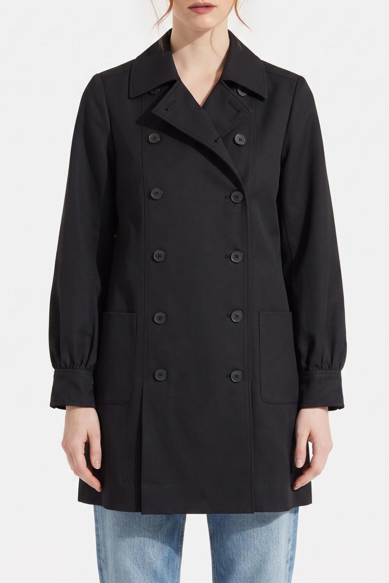 SHORT DRESS WITH LONG SLEEVES BLACK 1
