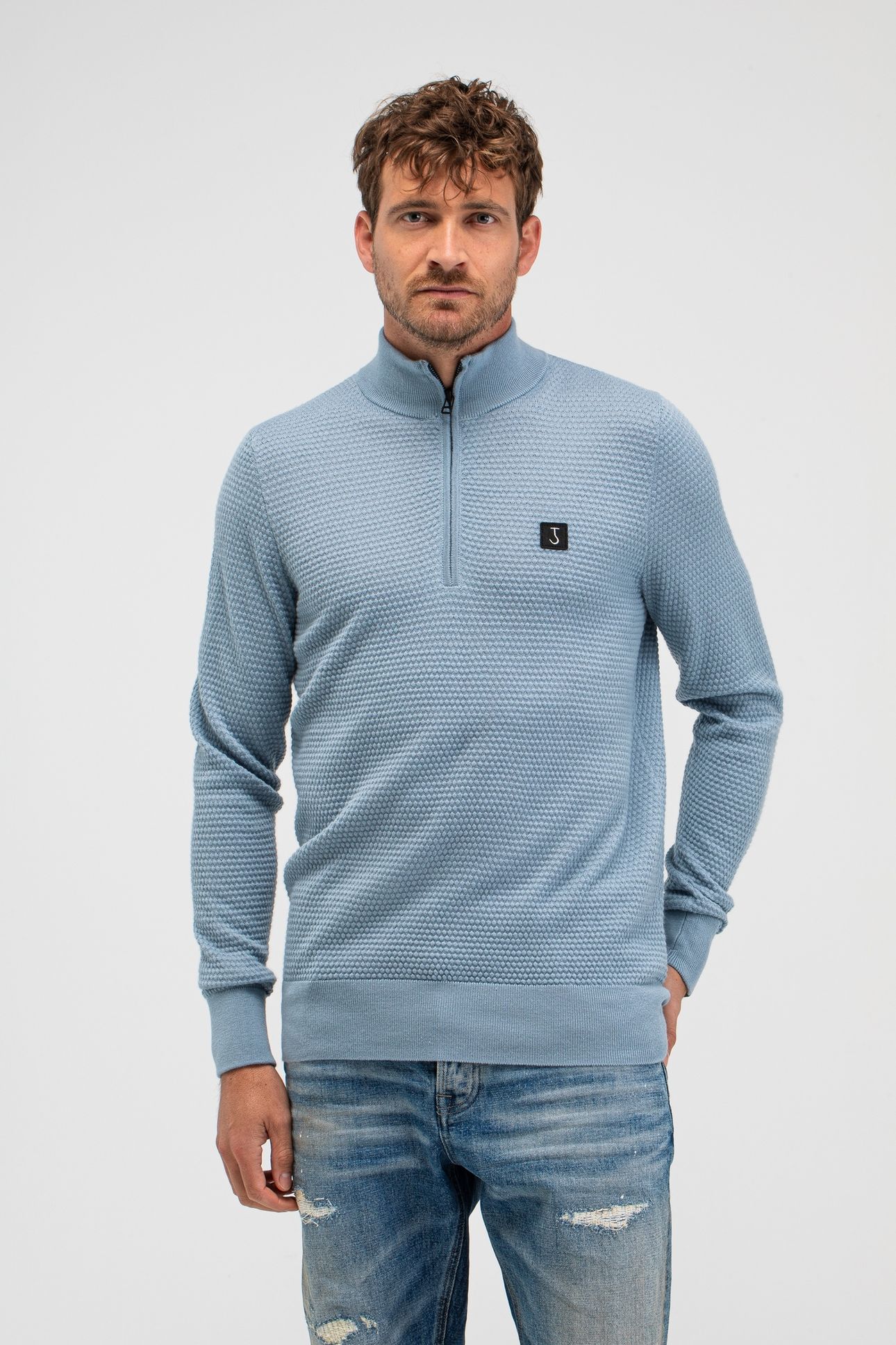 STRUCTURE HALFZIP HORIZON BLUE 1
