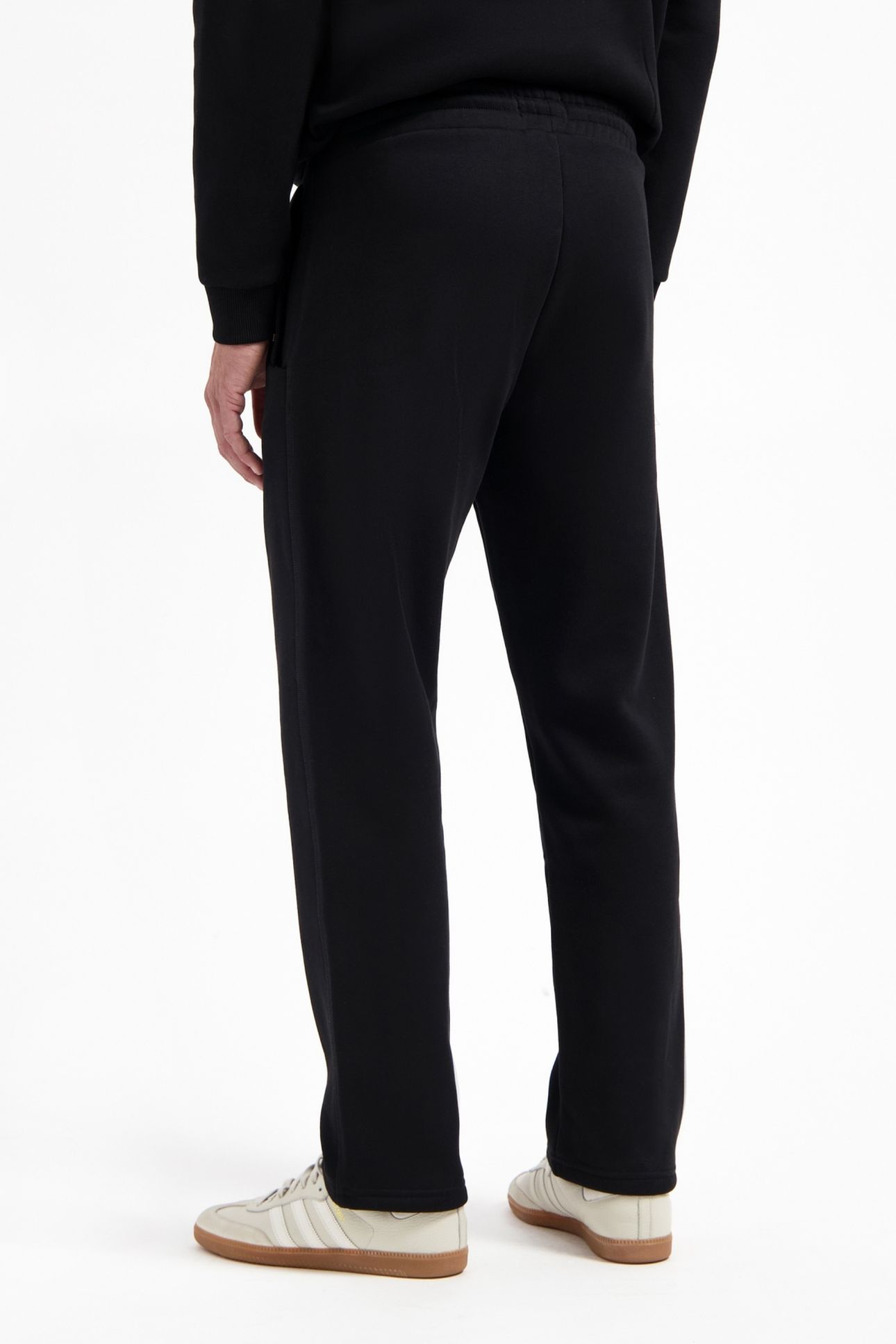 PANTS RELAX FIT BRUSHED INSIDE BLACK 3