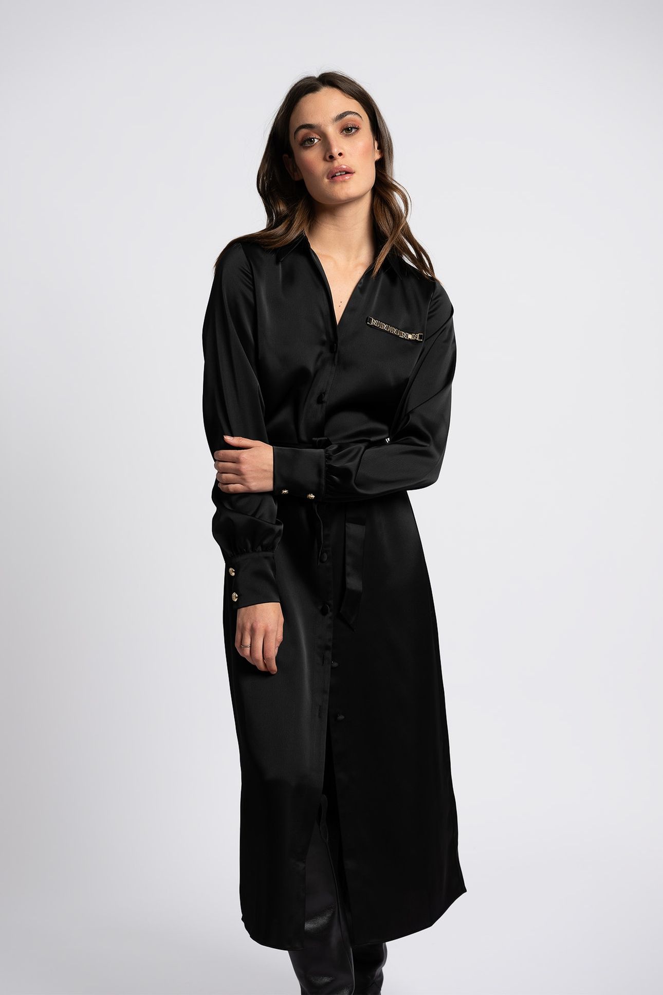 LODI MIDI DRESS BLACK 1