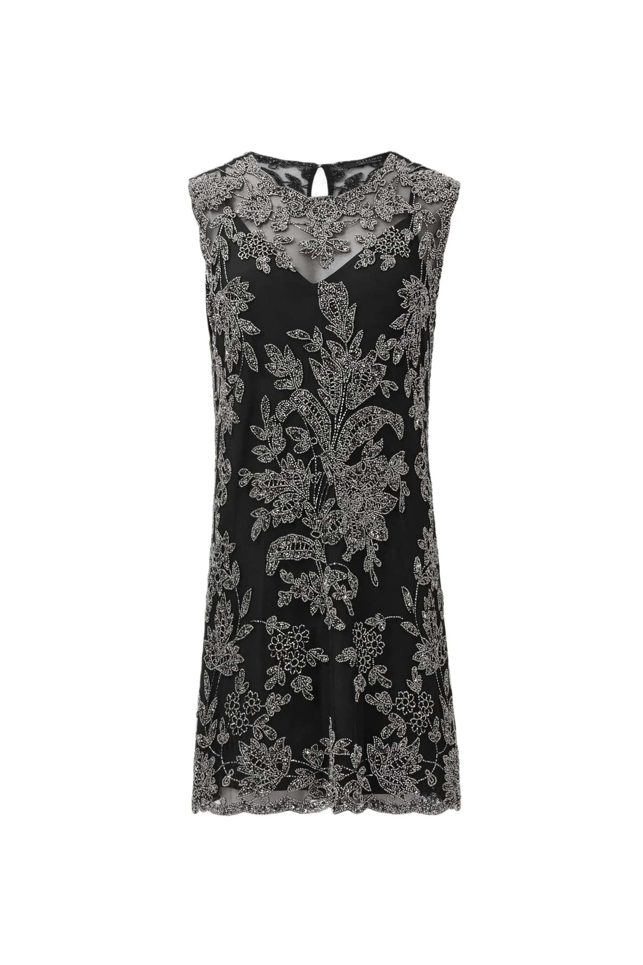 INAYA EMB DRESS BLACK 5