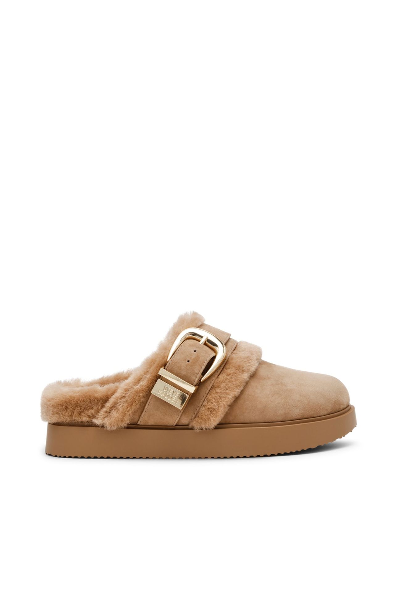 COZY UP MULES TAN SUEDE 1