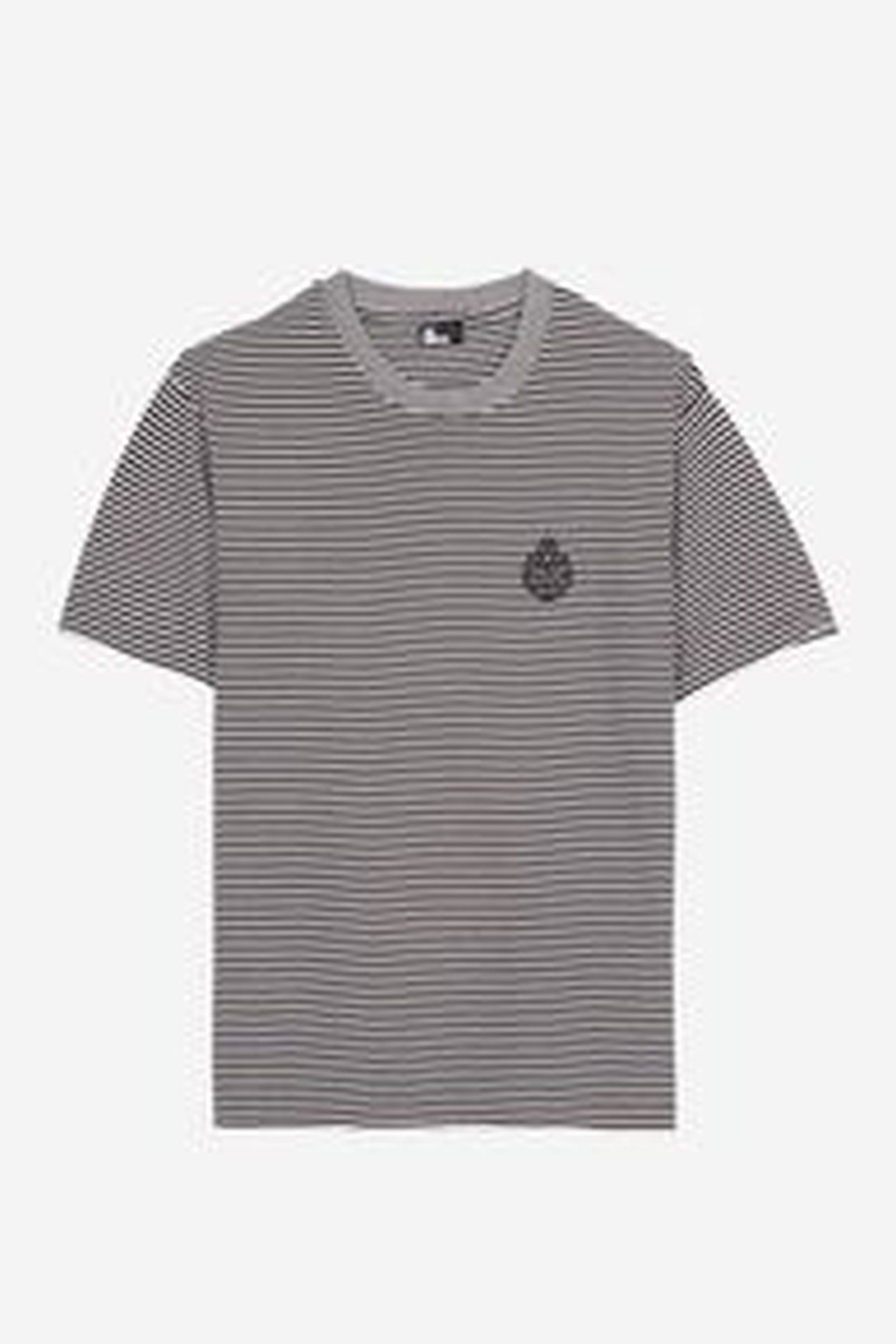 SHORT-SLEEVED STRIPED T-SHIRT WITH PATCH BLACK / WHITE 4