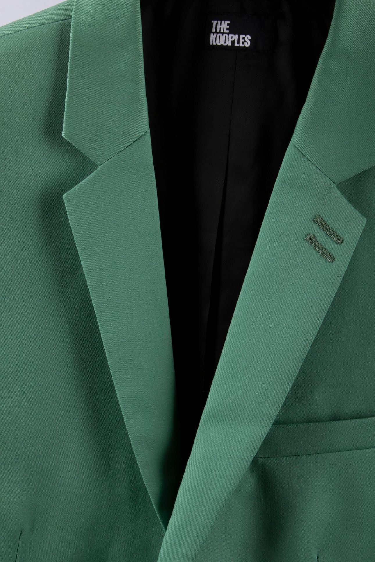 SUIT JACKET WITH TAILORED COLLAR GREEN 4