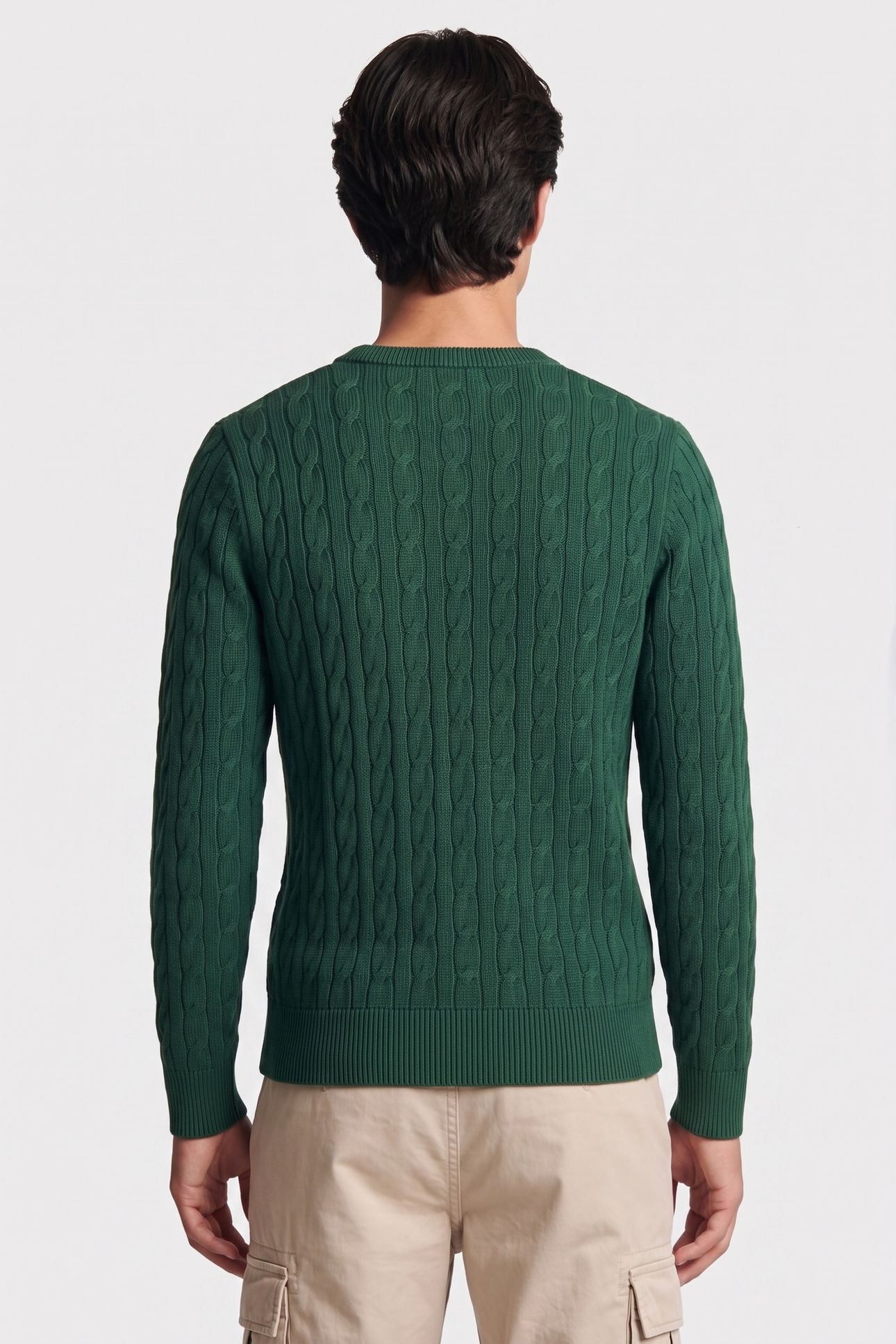 CLASSIC COTTON CABLE ORNAMENTAL GREEN 2