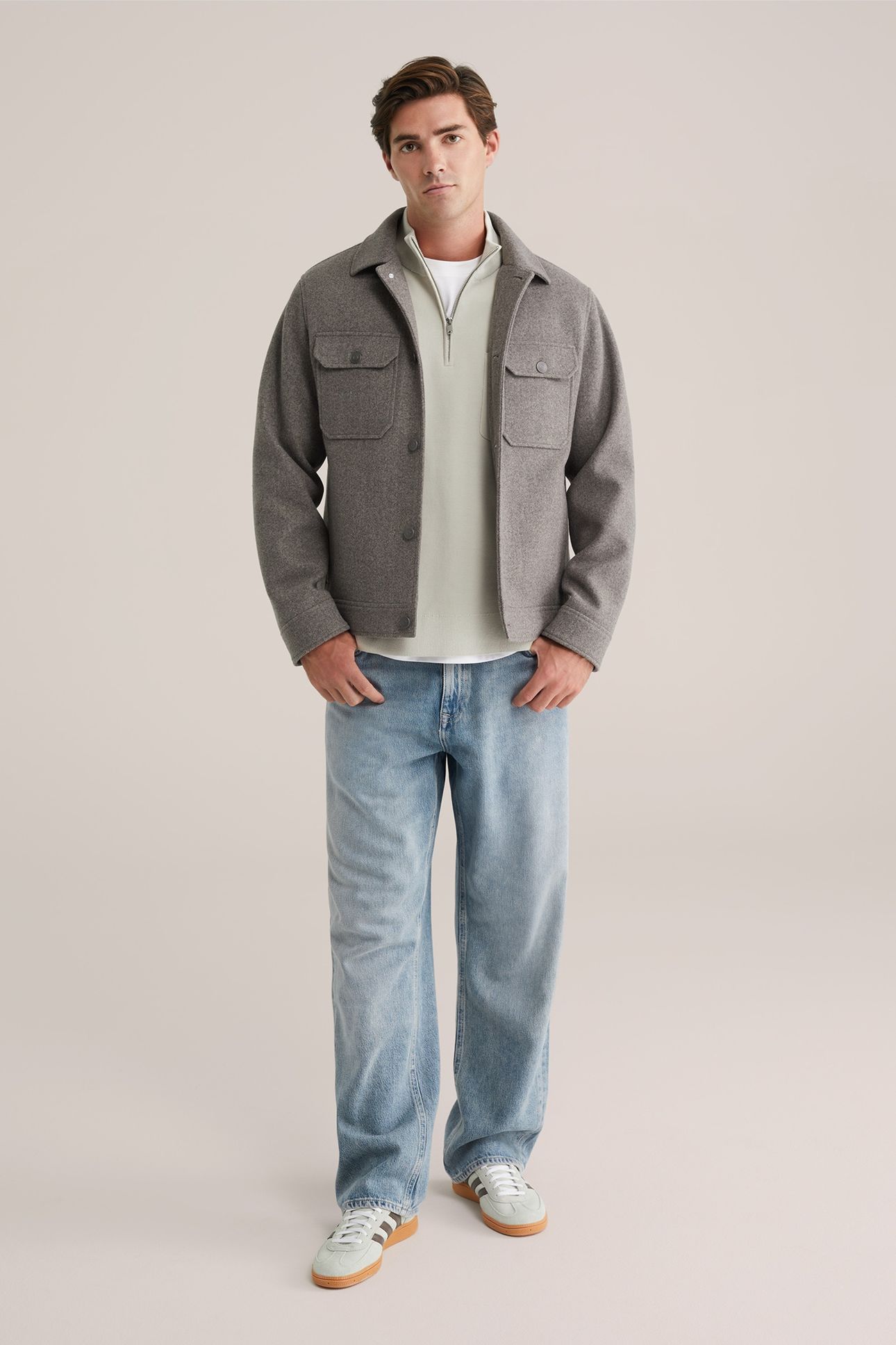 JACKET NORMAL LENGTH GREY 2