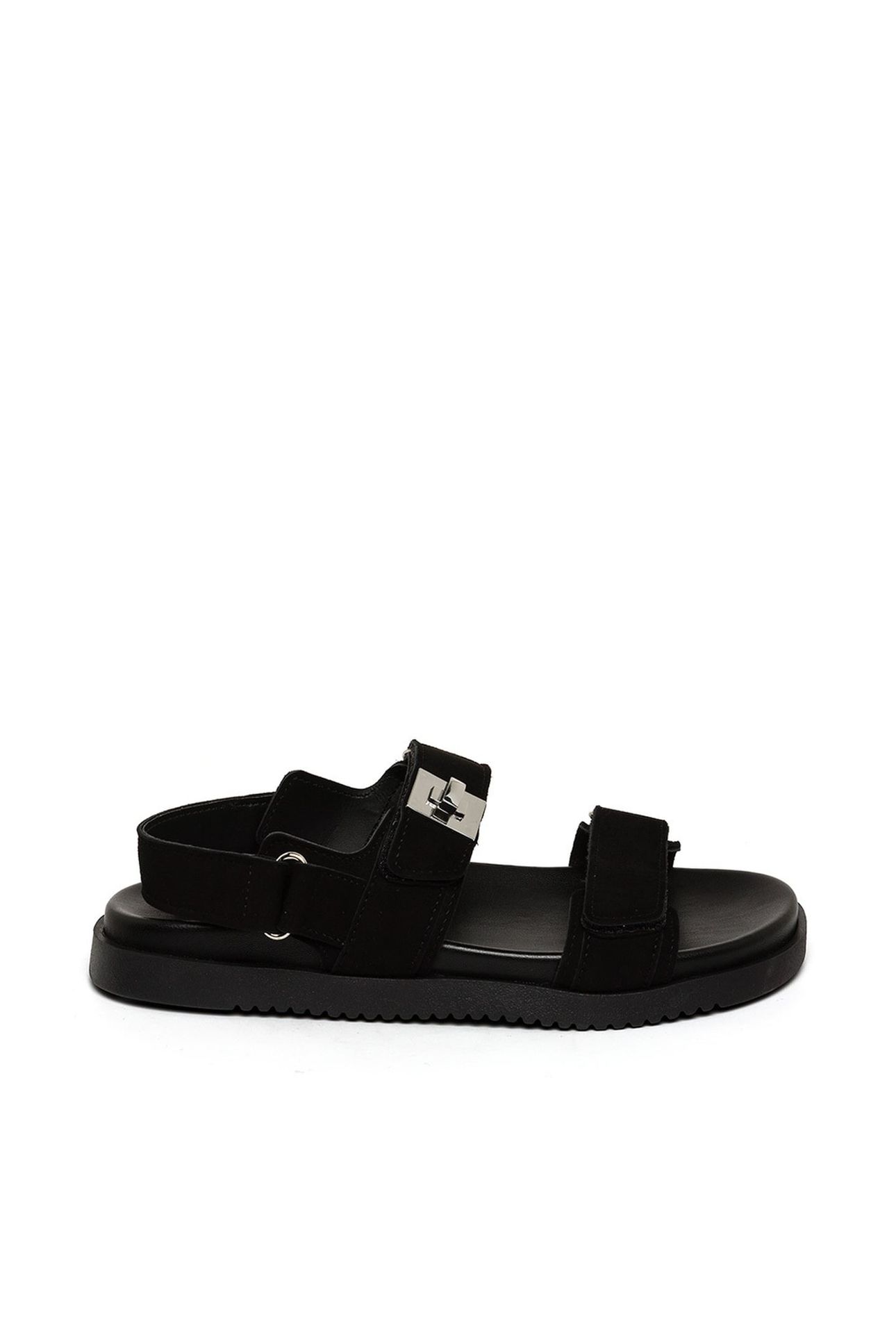 MONA-E SANDALS BLACK SUEDE 1