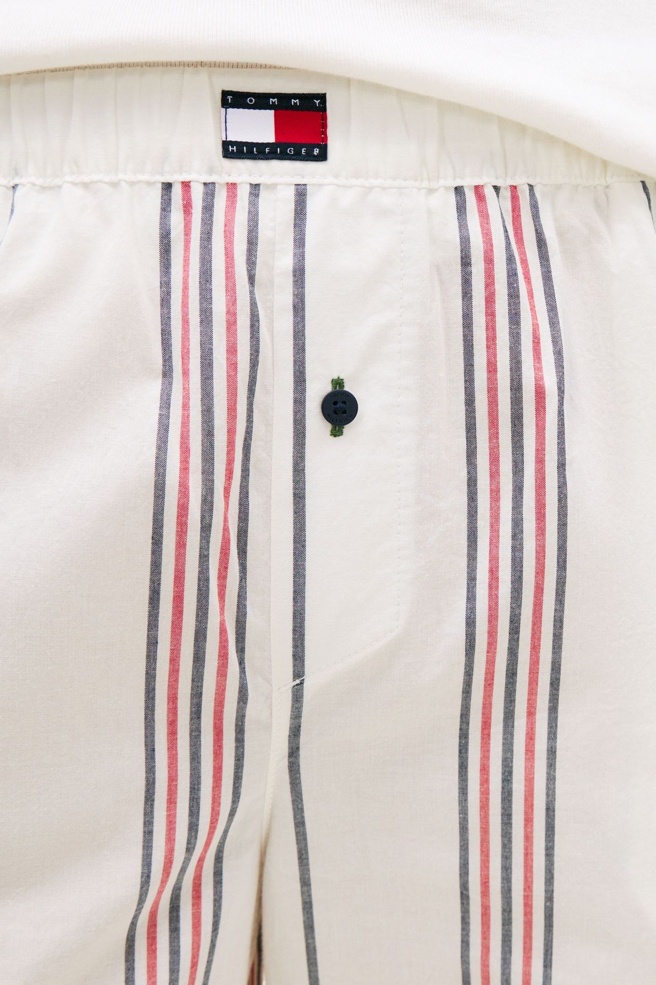 POPLIN STRIPE PANTS BEACH HOUSE STRIPE NAVY 5