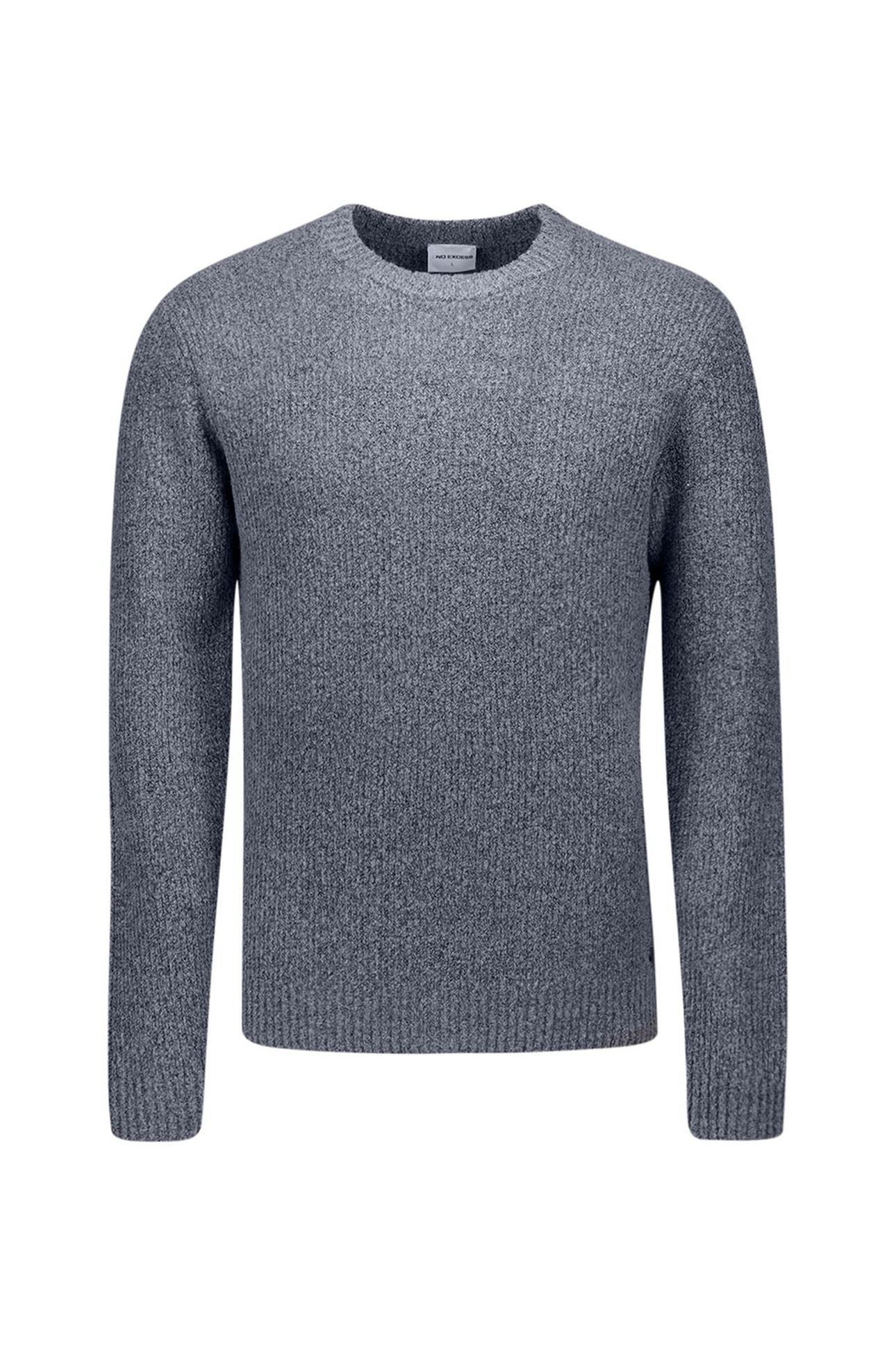 PULLOVER CREWNECK SOFT WOOLBLEND WASHED BLUE 1