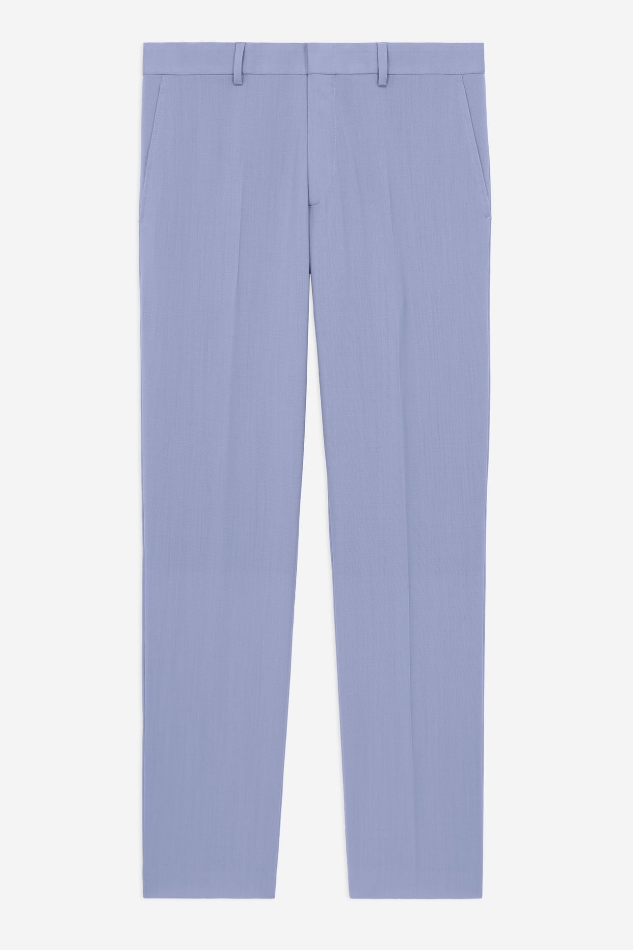 STRAIGHT-LENGTH SUIT TROUSERS LIGHT BLUE 4