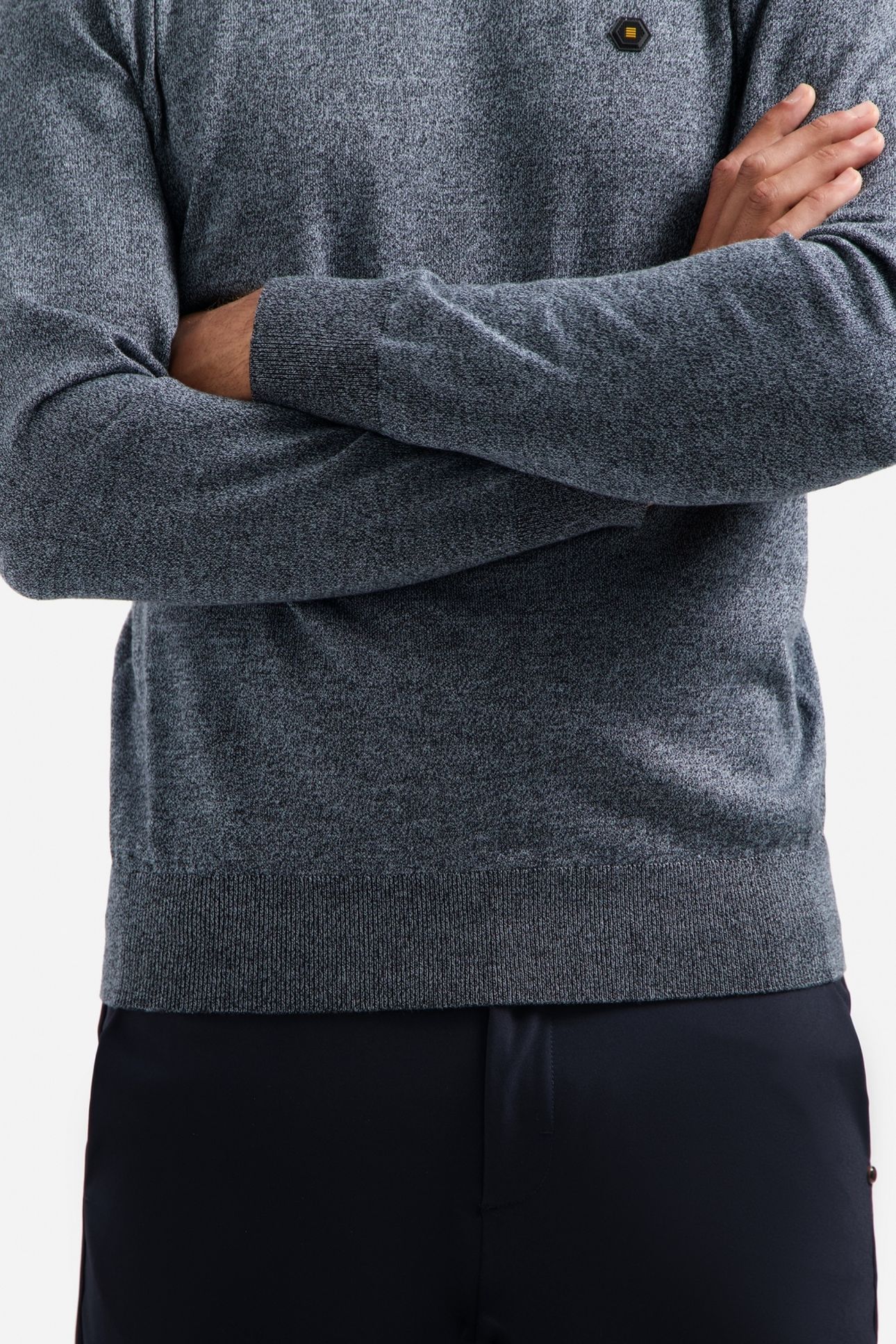 PULLOVER ROLL NECK DUSTY BLUE 7