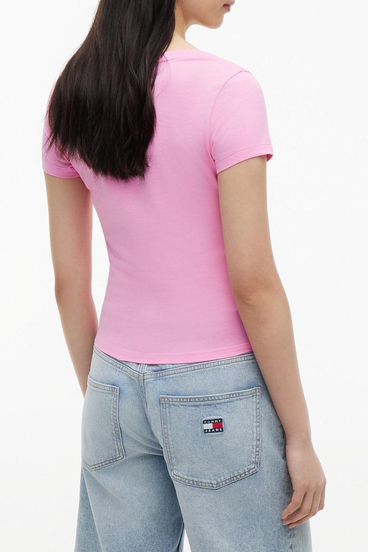 2-PACK V-NECK TEE ECRU/PINK DAISY 4