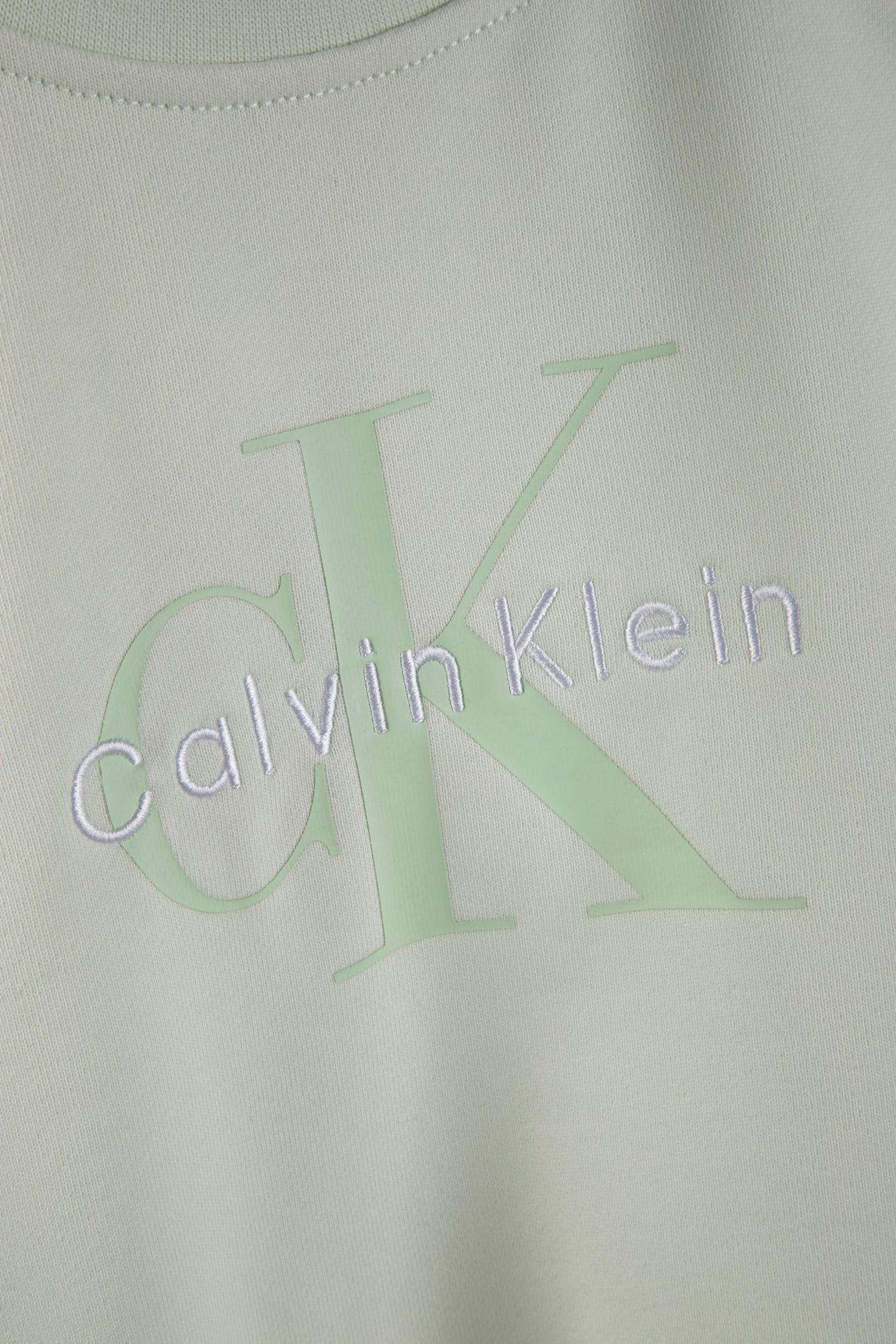 LONG SLEEVE FRENCH TERRY MONOGRAM PHANTOM GREEN 4