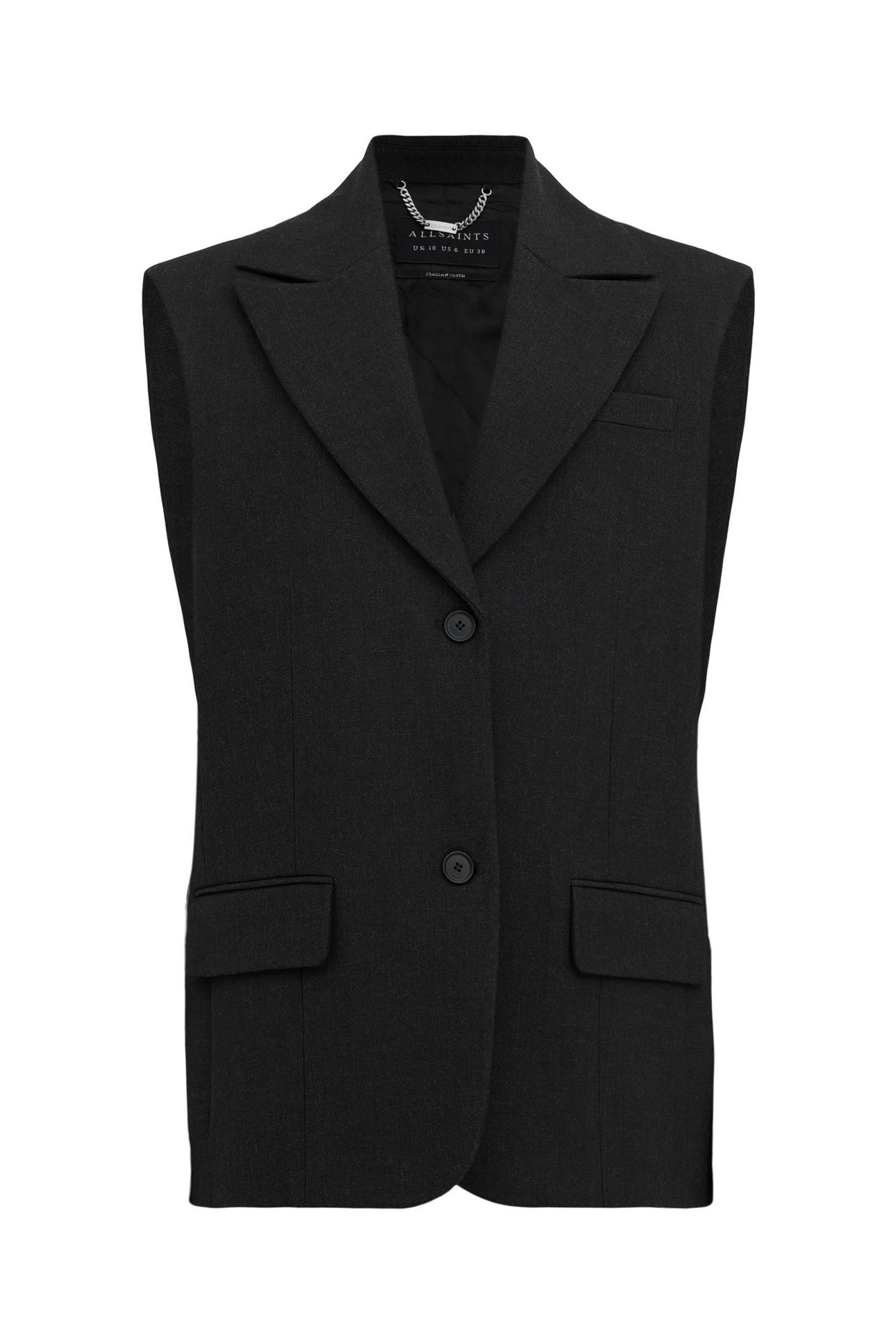 SAMMEY WAISTCOAT CHARCOAL GREY 6