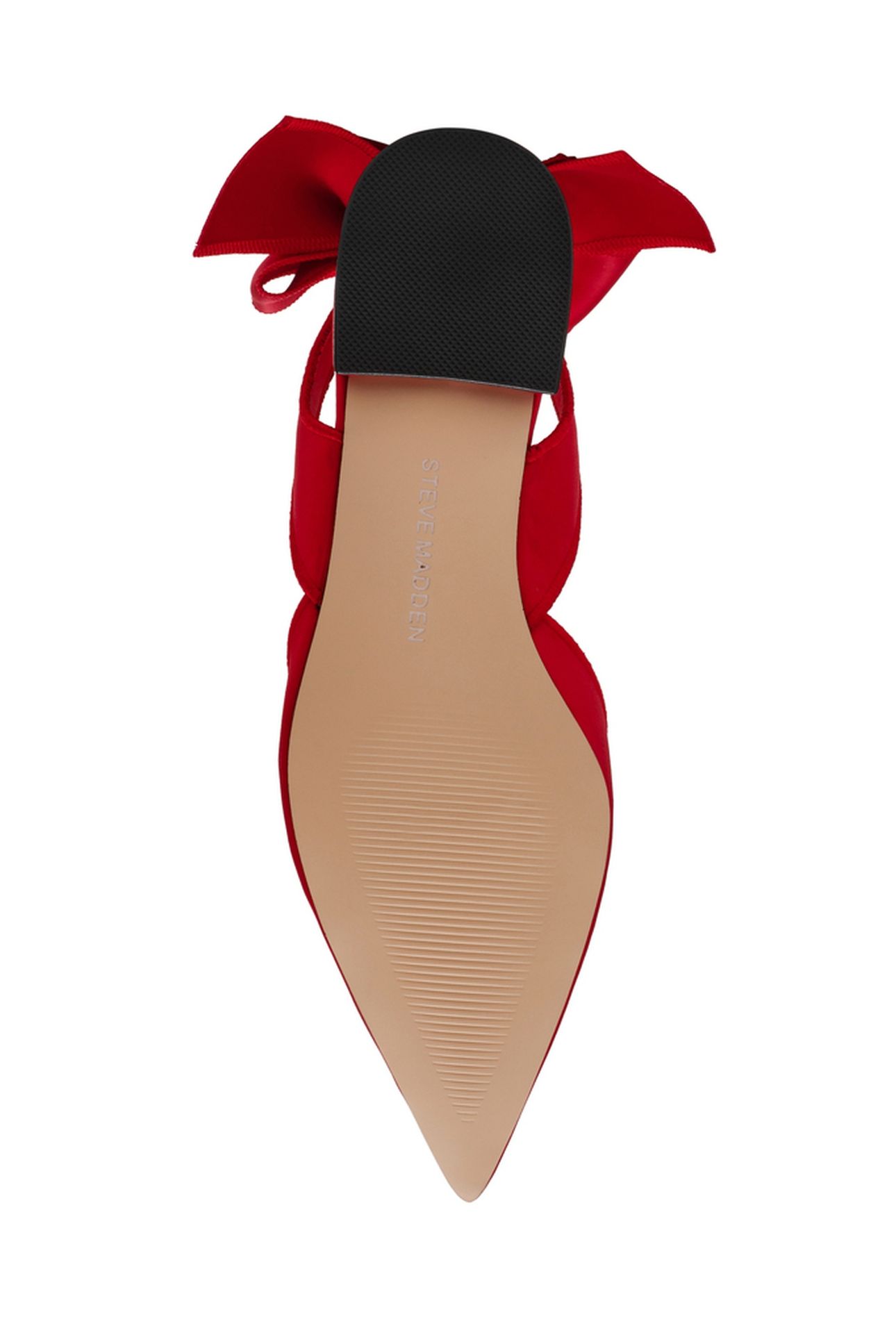 SYNTHIA FLAT SHOES RED SATIN 6