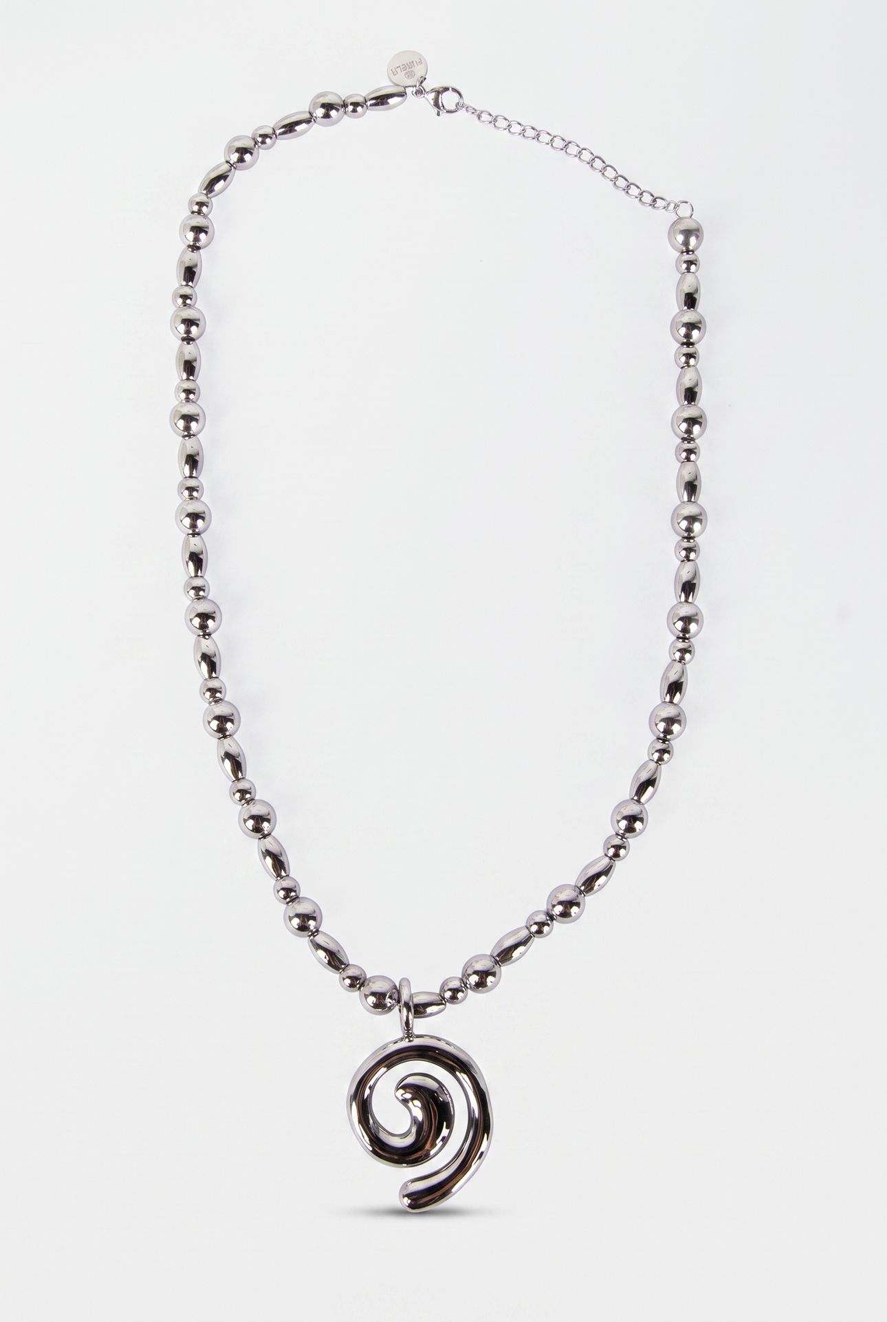 SWIRL KETTE SILVER 3