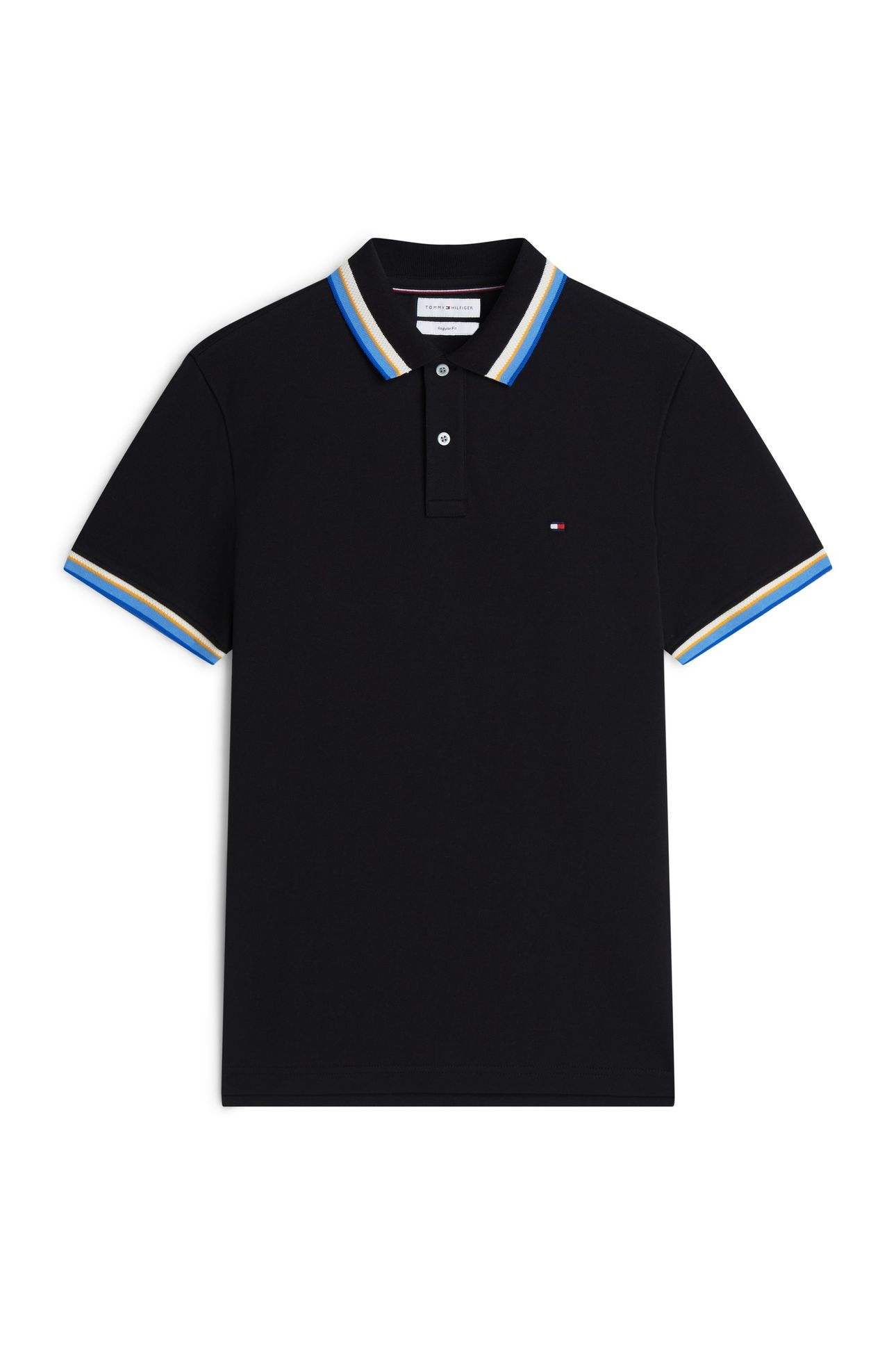 CONTRAST COLLAR CUFF BLACK 4