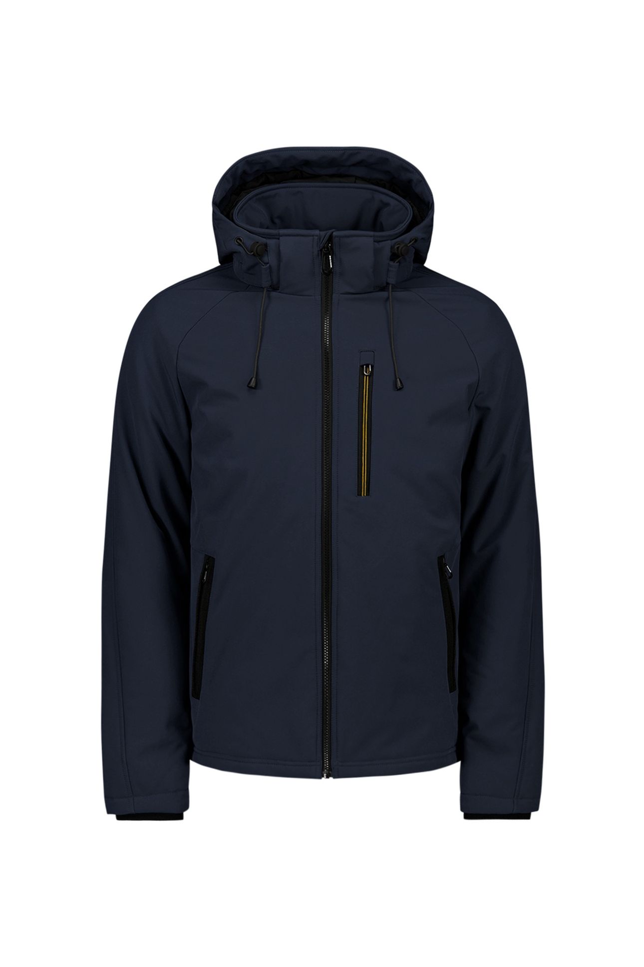 JACKET SHORT FIT HOODED SOFTSHELL STRETCH NIGHT 5
