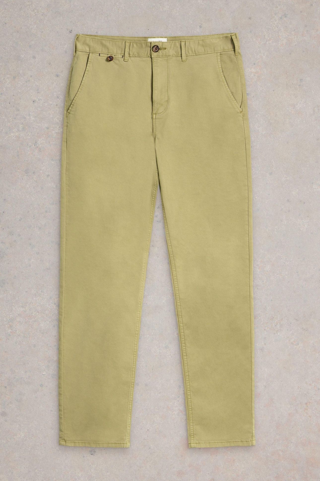 SUTTON ORGANIC CHINO TROUSER LIGHT GREEN 3