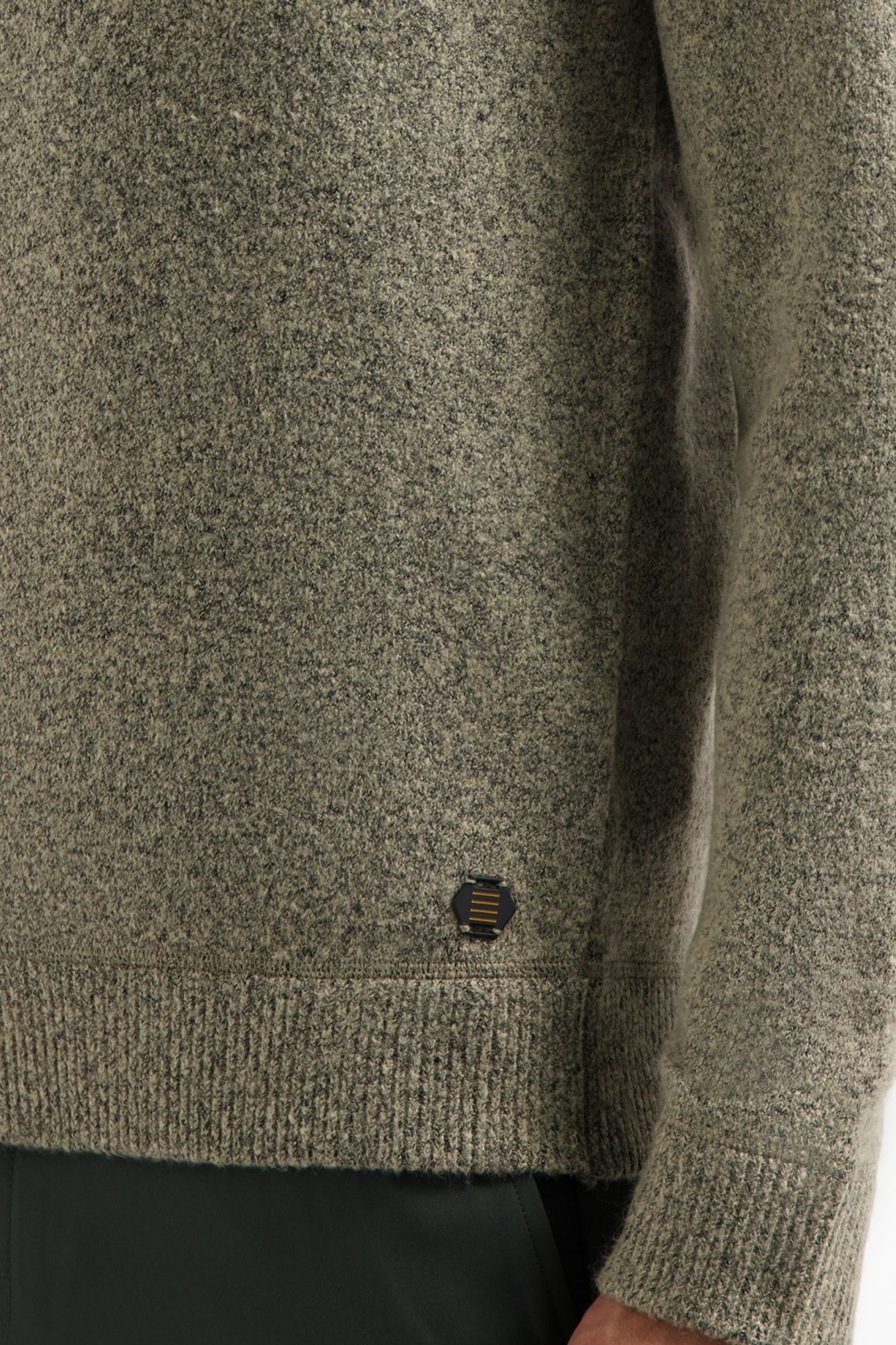 PULLOVER CREWNECK SOFT WOOL BLEND SAND 7