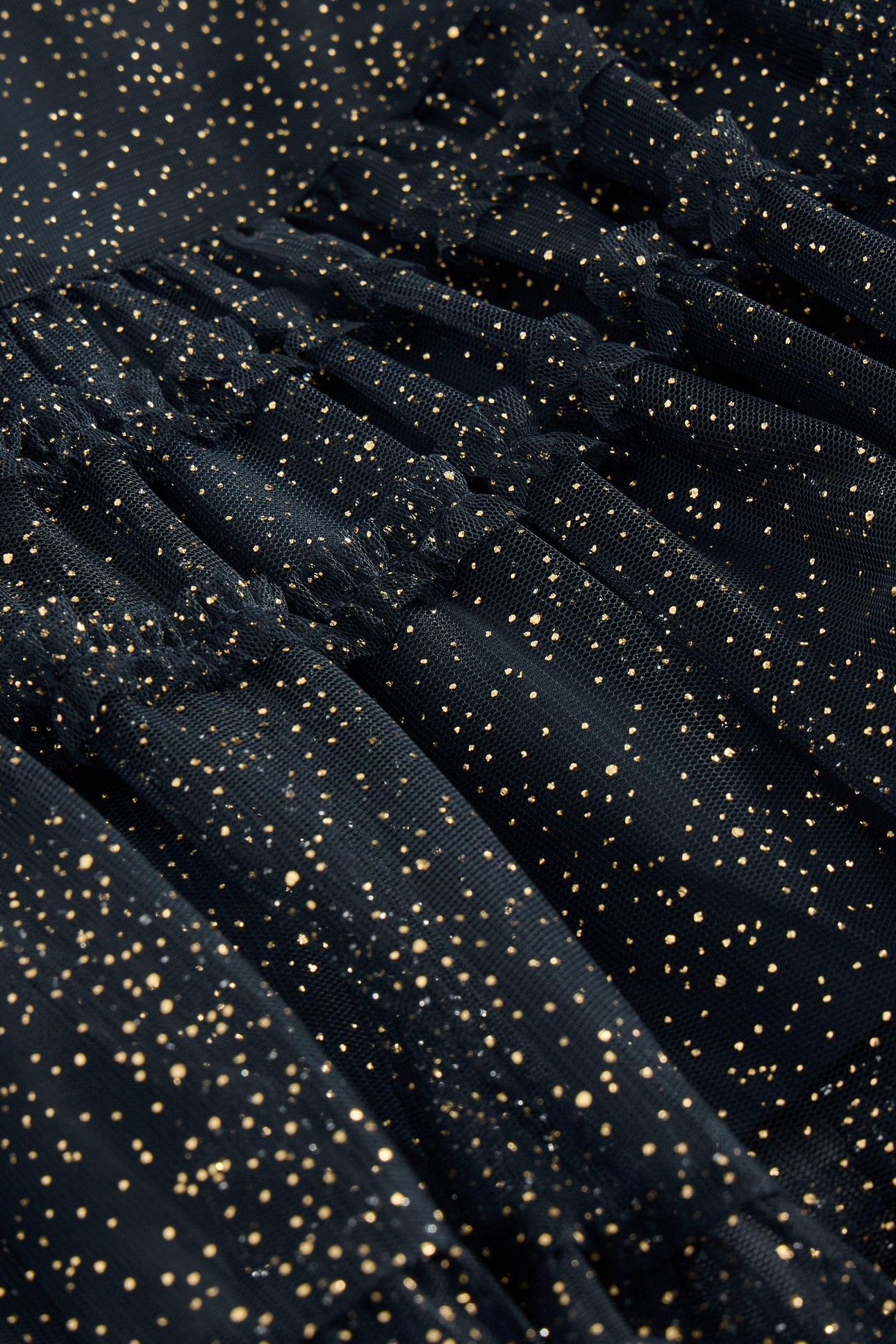 NOVA TULLE SPARKLE SKIRT NAVY MULTI 5