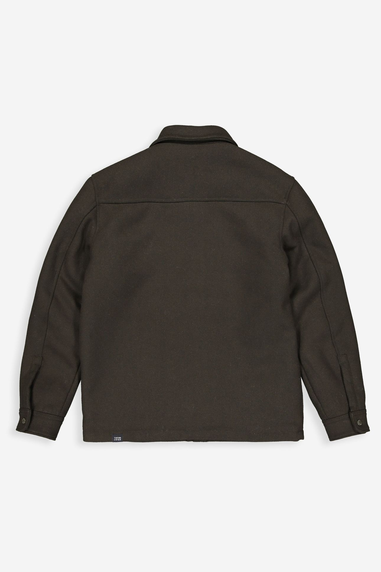 NORBU PADDED WOOL JACKET MOCHA BROWN 4