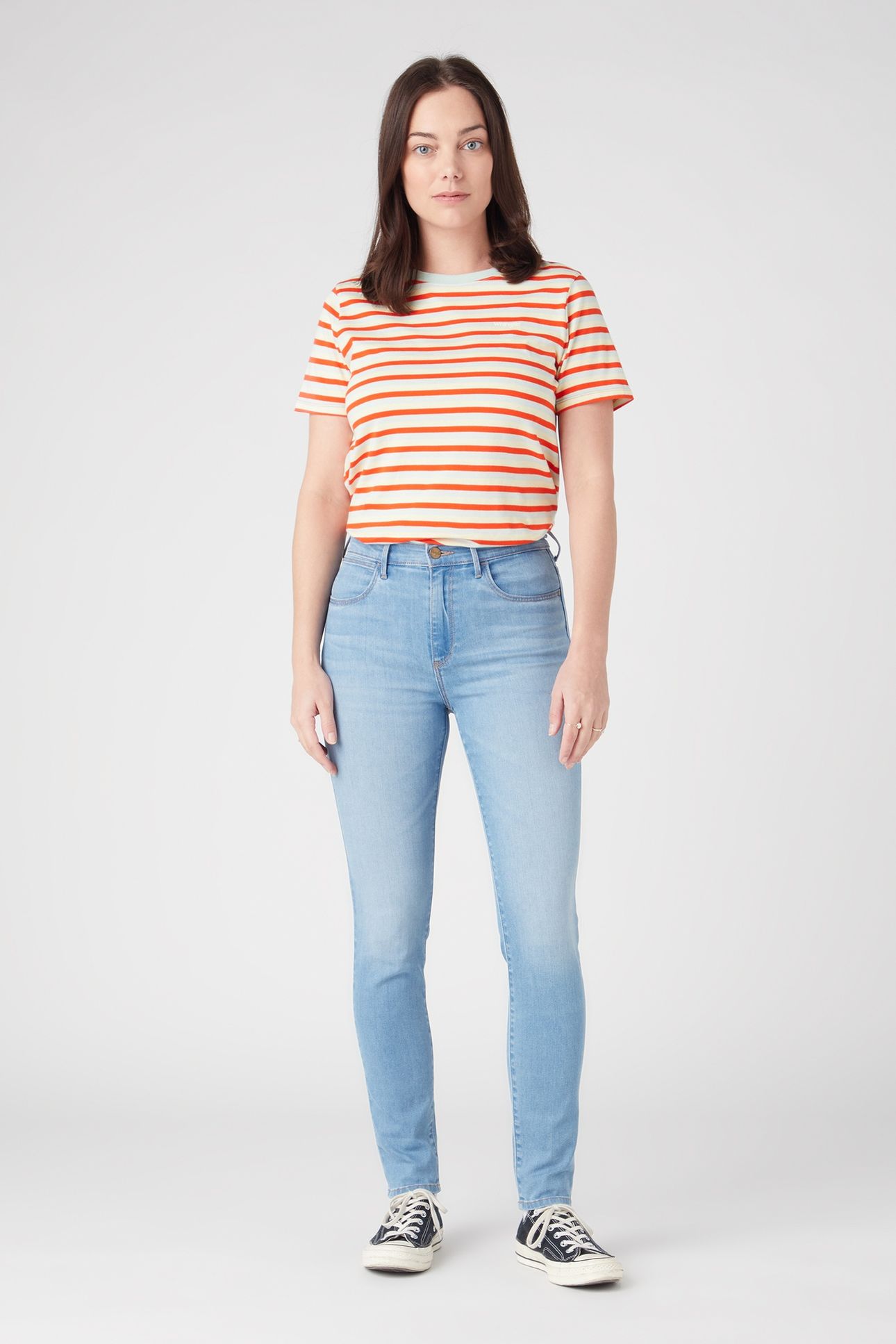 HIGH SKINNY BROOKLYN DENIM BLUE JEANS 2