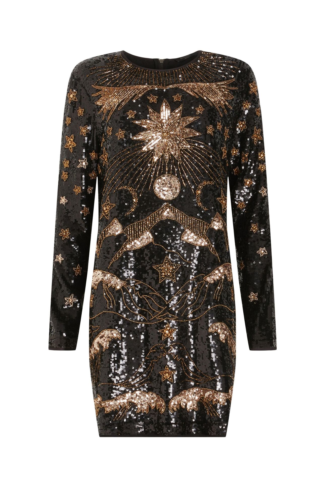 NOUSHKA EMB DRESS BLACK 6