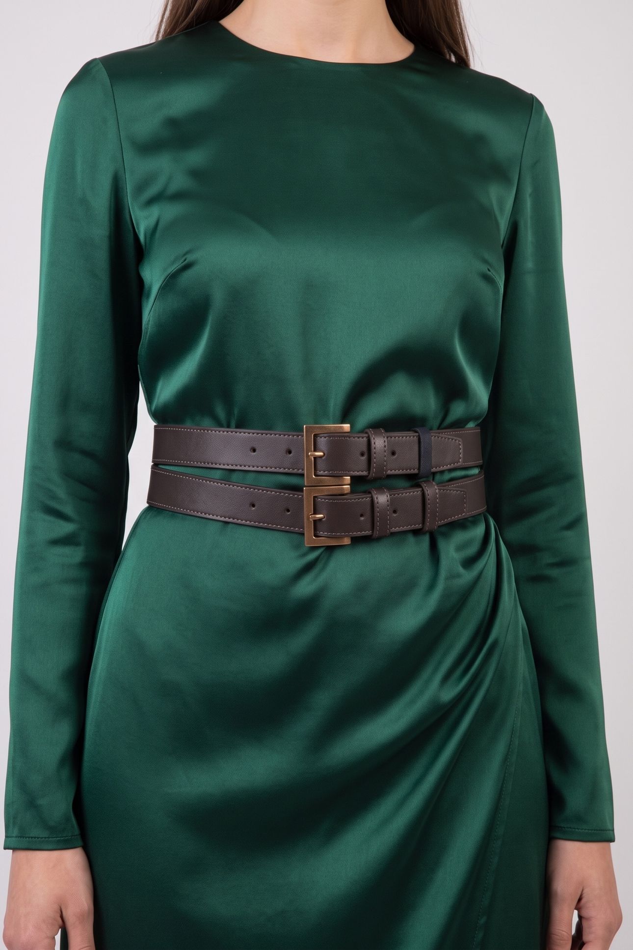 HIGH WAIST BELT CHOCOLATE BROWNIE 1