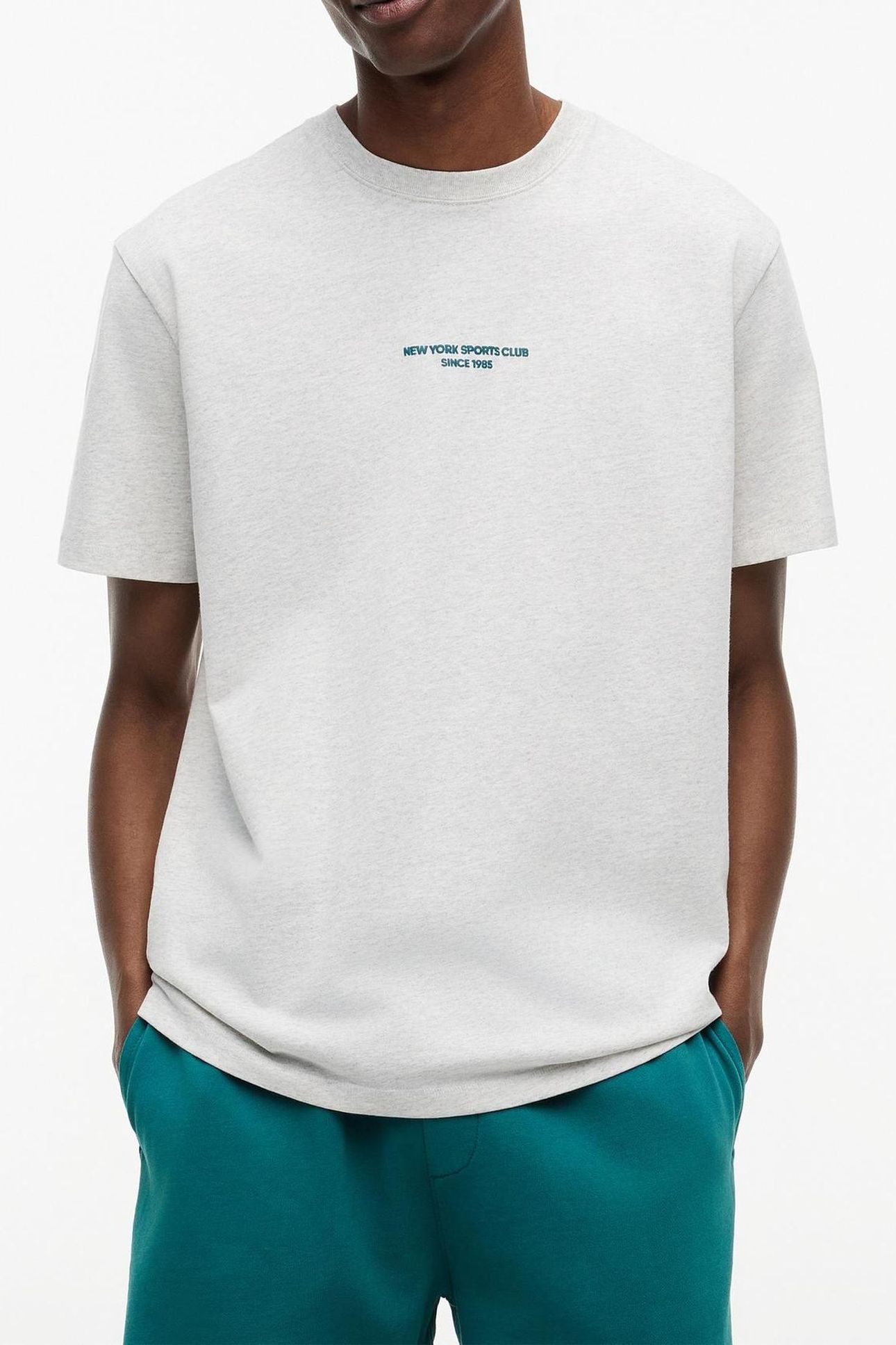 RELAXED SAILBOAT SS ICE GREY HEATHER 1