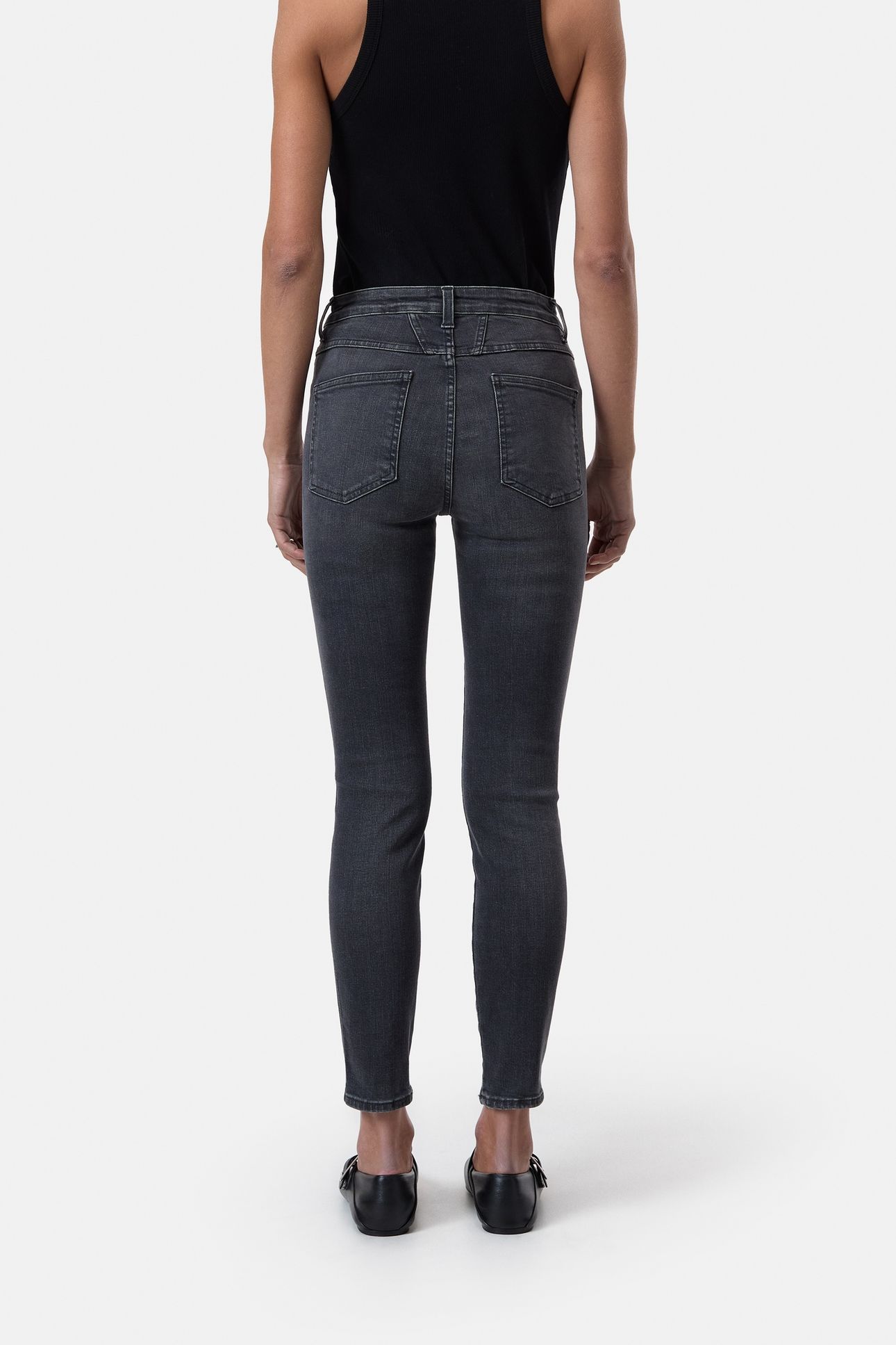 SKINNY PUSHER JEANS DARK GREY 2