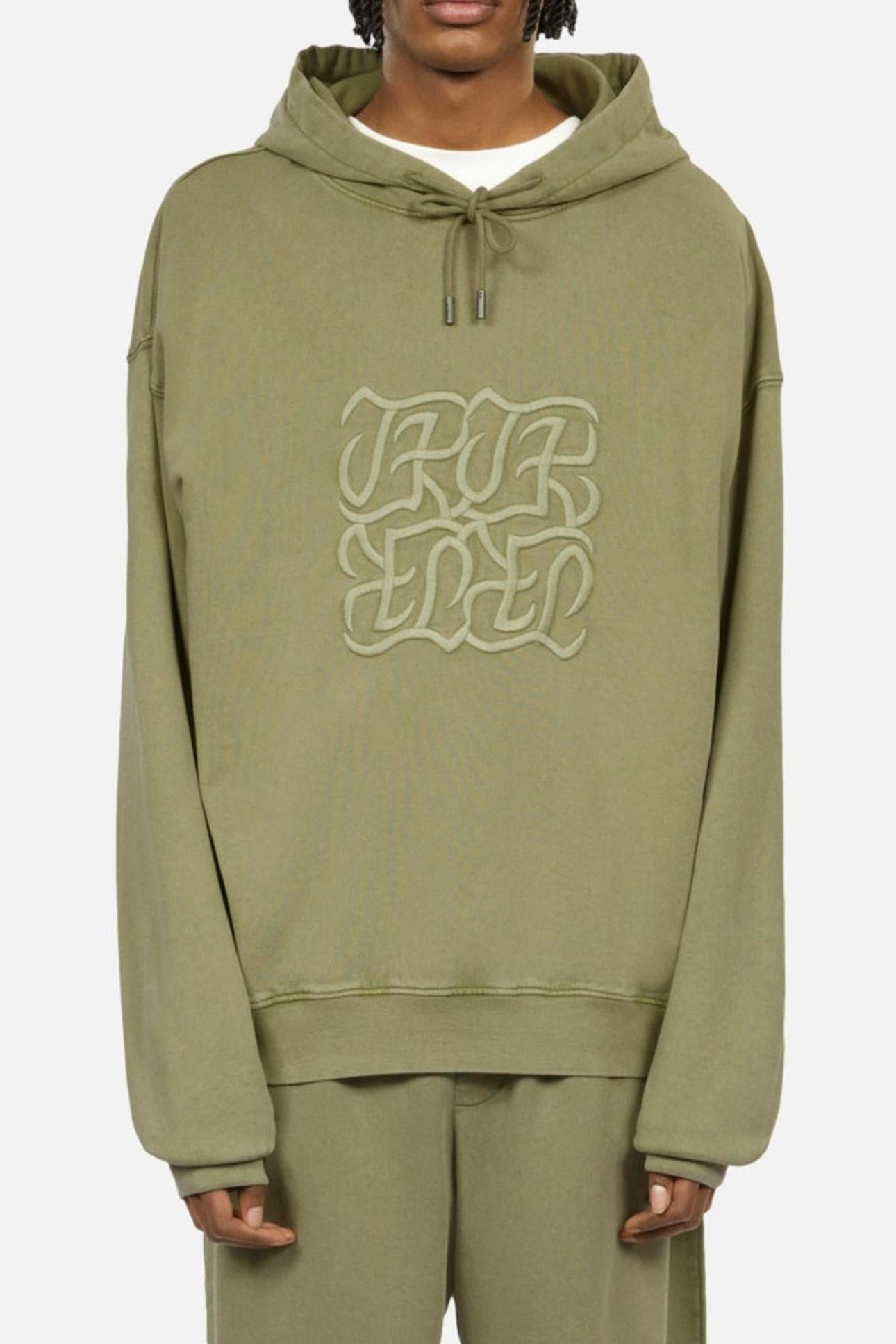 TK ACID EMBROIDERED SWEATSHIRT KAKI GREY 3
