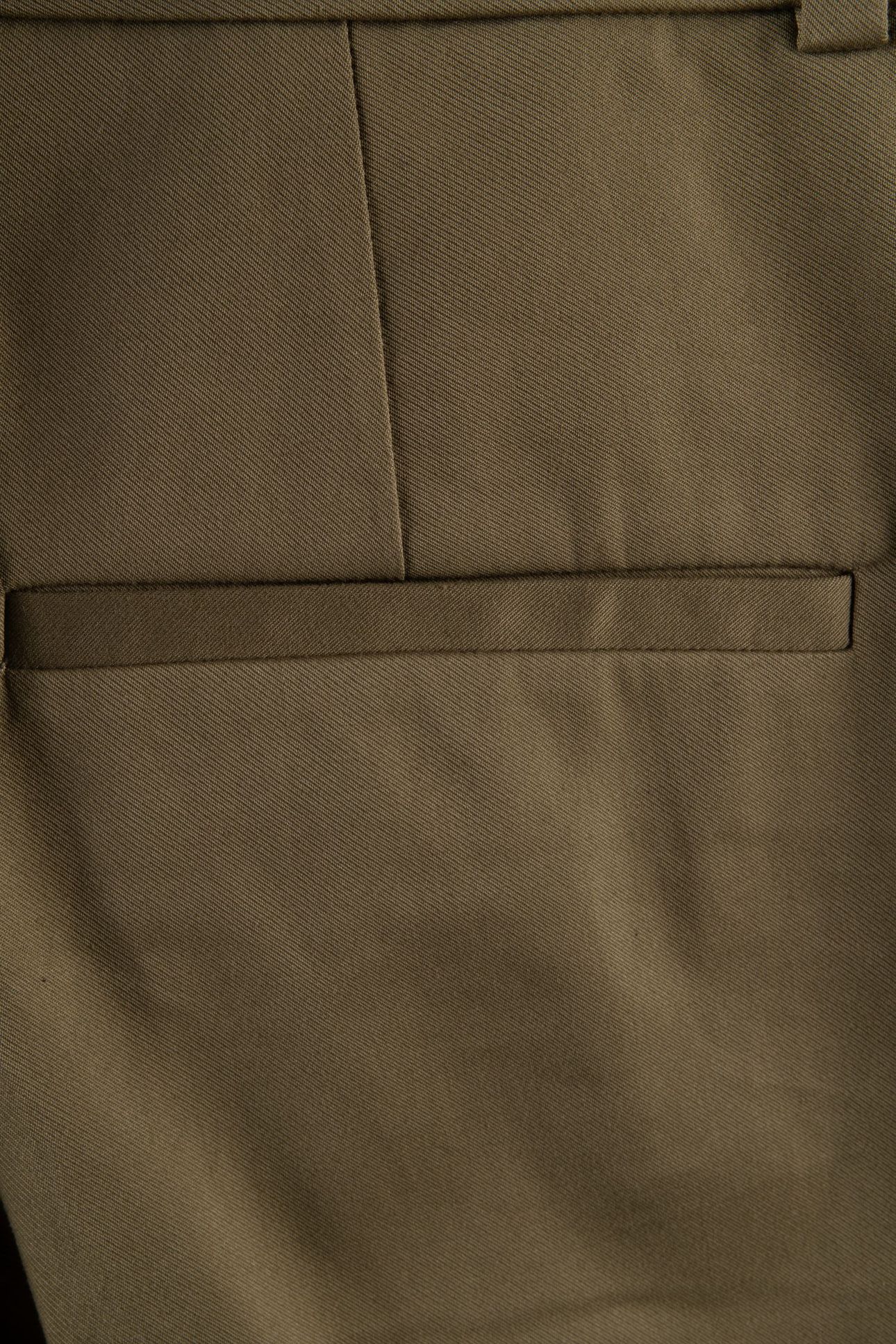EEVA COTTON TWILL TROUSERS KHAKI 4