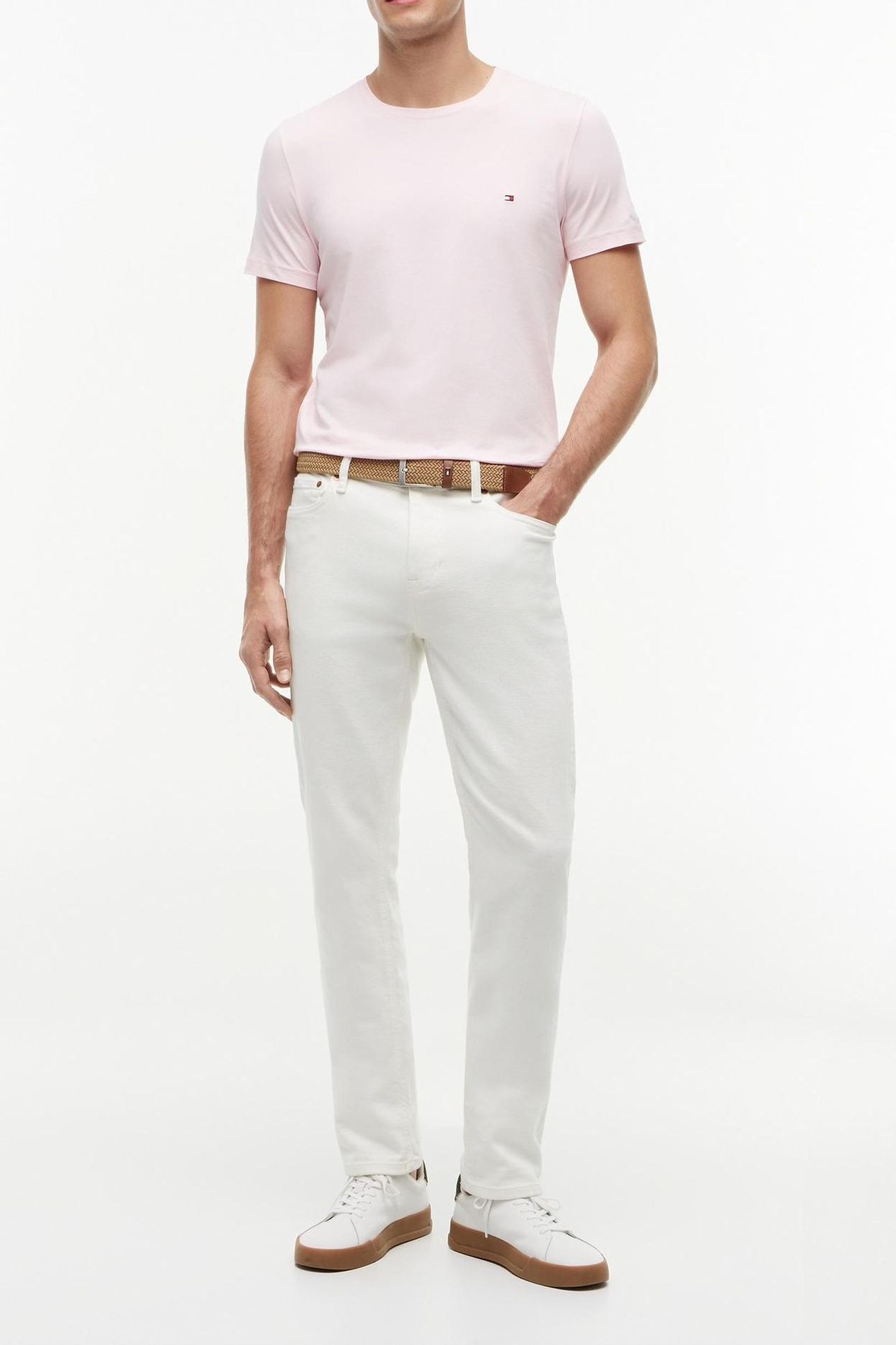 STRETCH SLIM FIT TEE PINK LILY 3