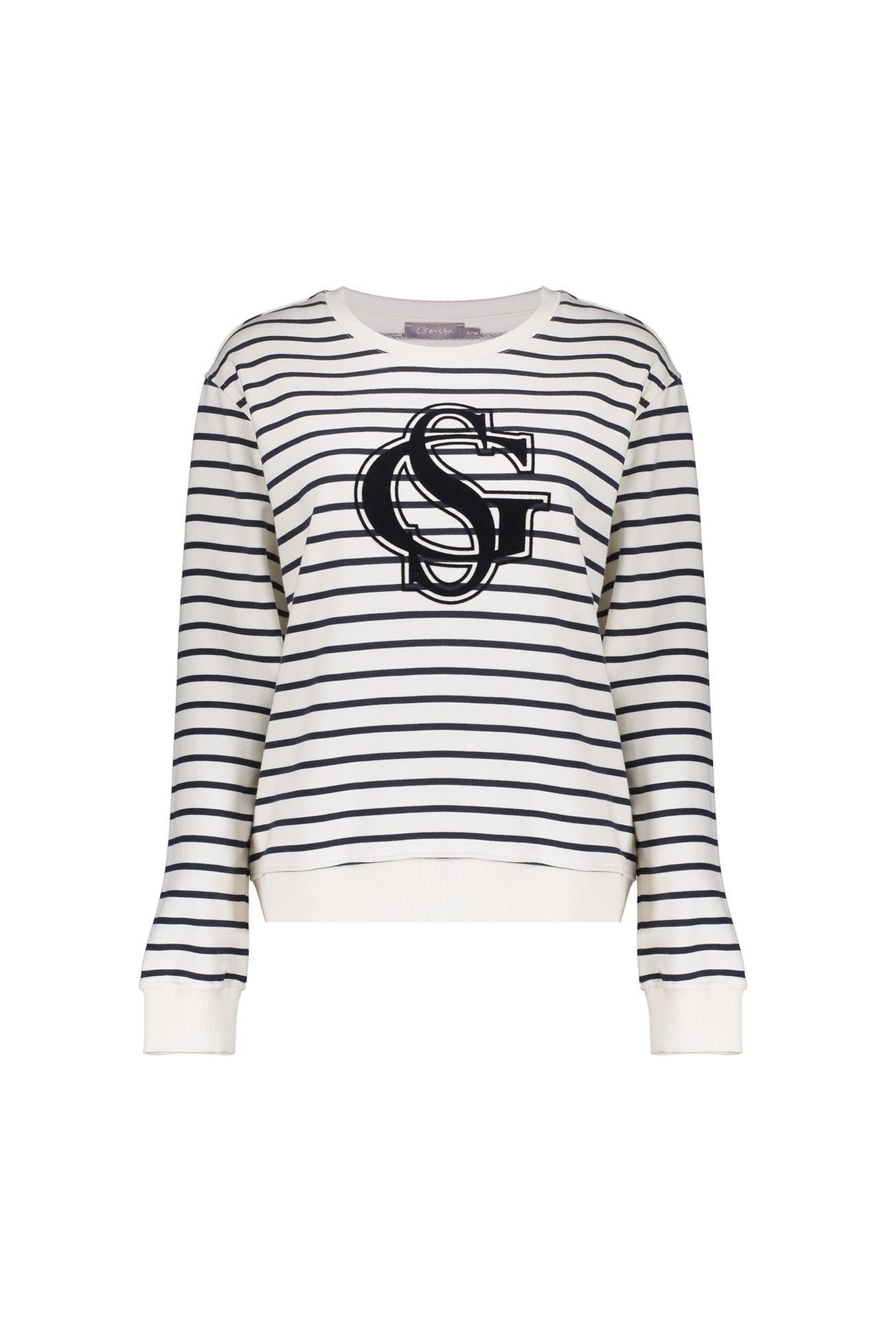 SWEAT STRIPED NAVY/OFF-WHITE 1