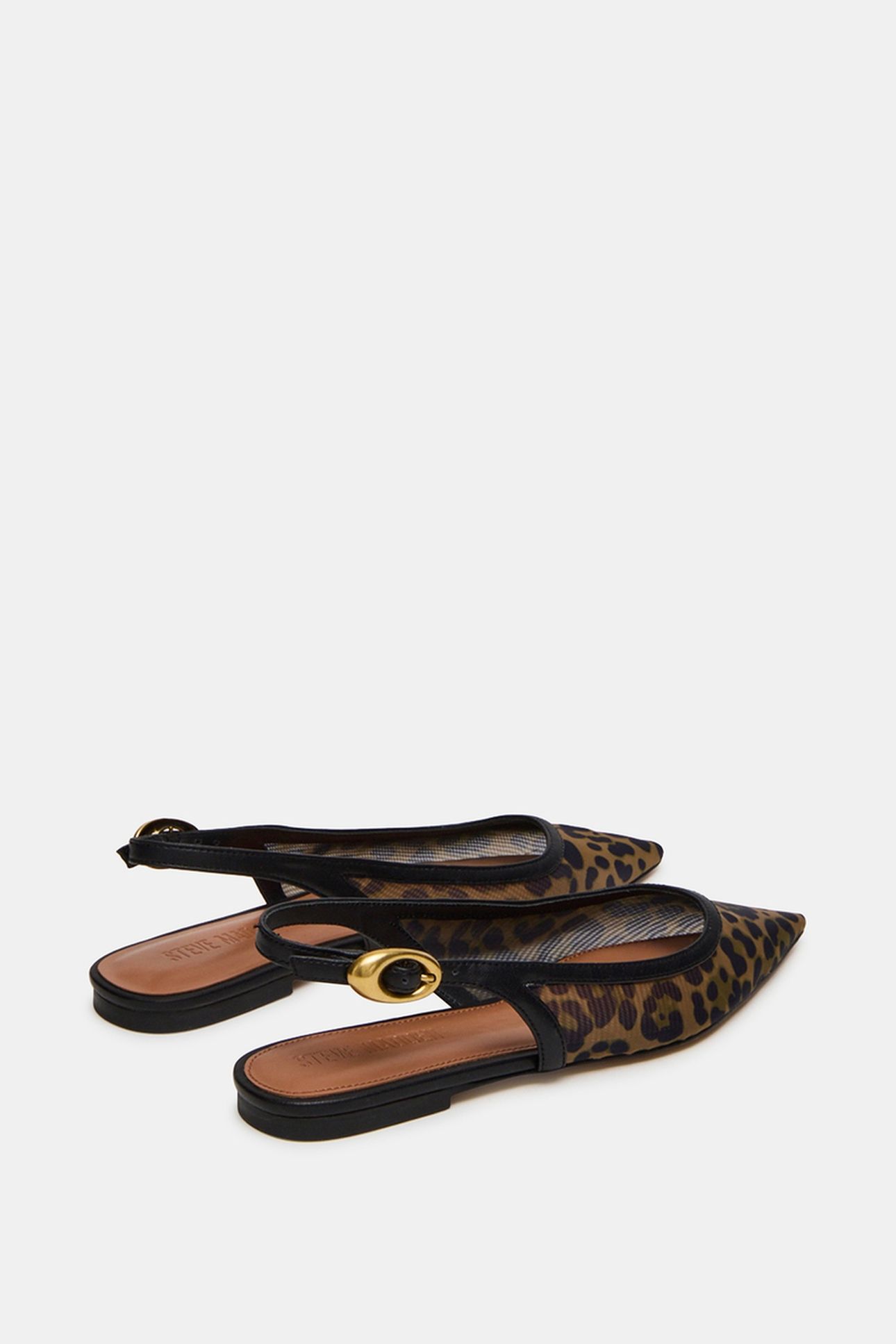 OTTIE FLAT SHOES BLACK/LEOPARD 3