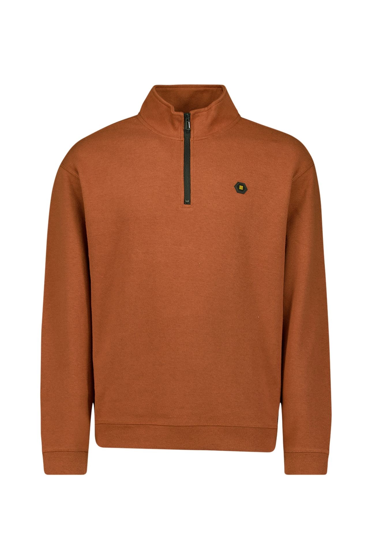 SWEATER HALF ZIP SOFT RIB RELAXED FIT TERRA 5