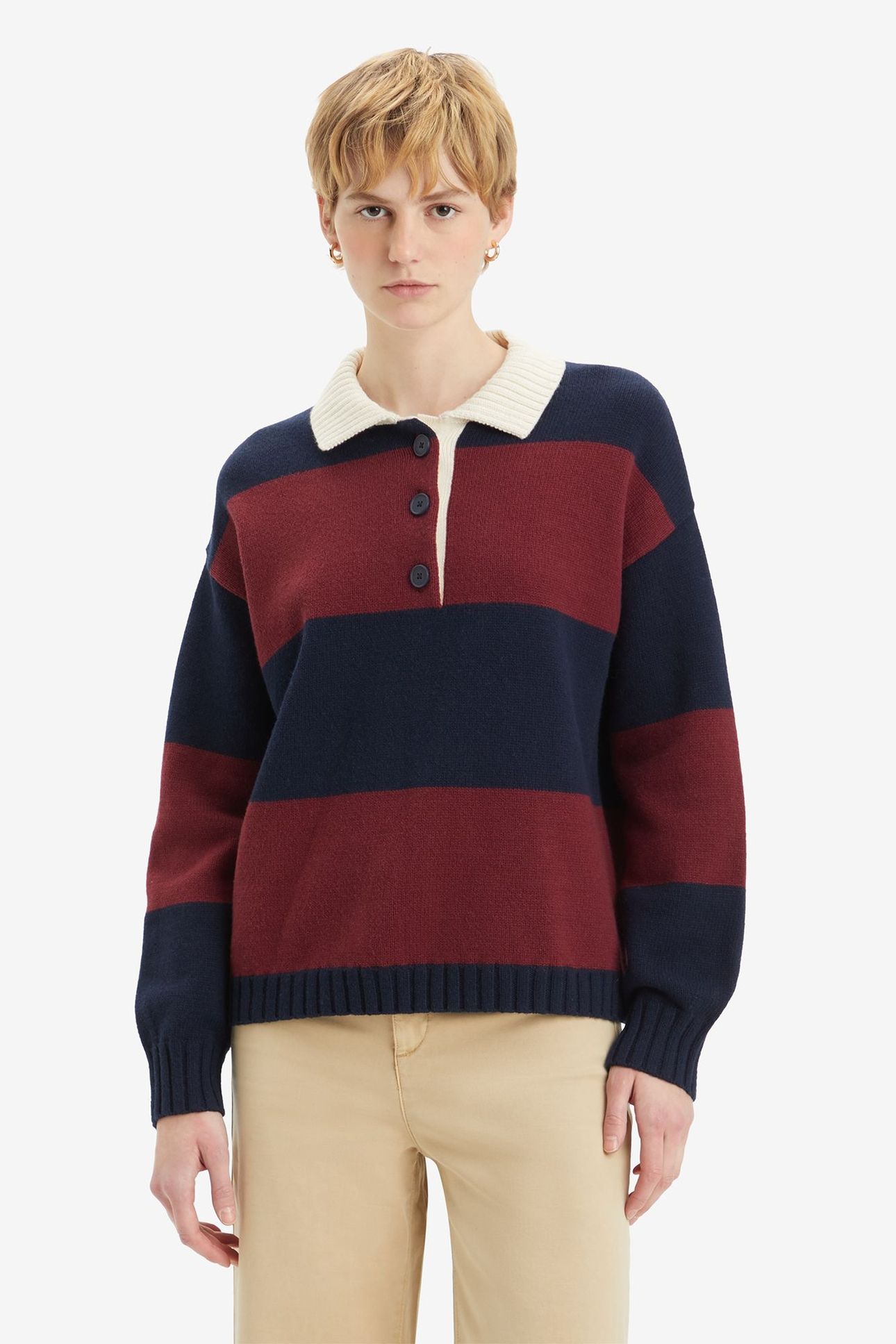IVY LEAGUE STRIPED POLO 1