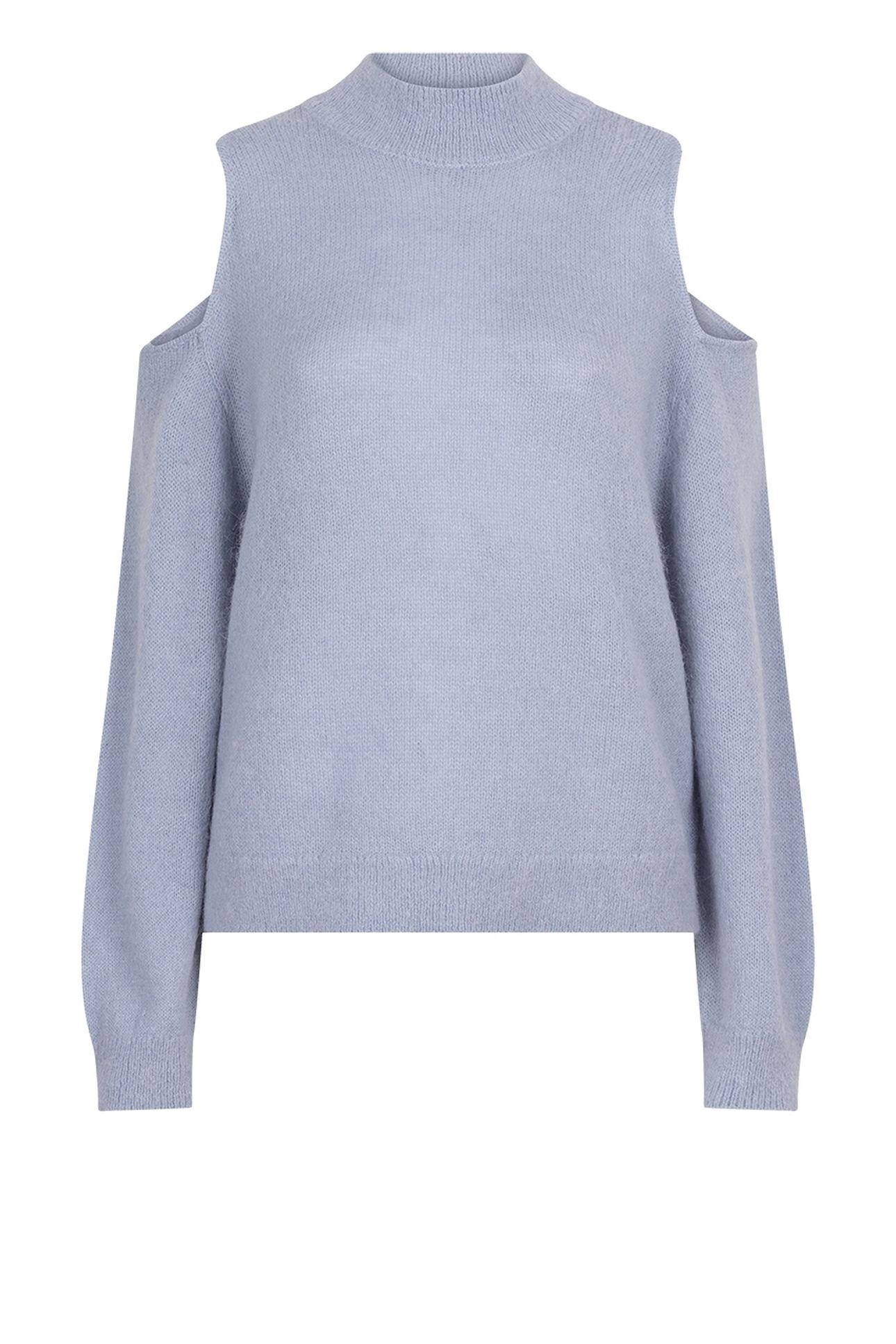AVIEL OPEN SHOULDER SWEATER ICED BLUE 3