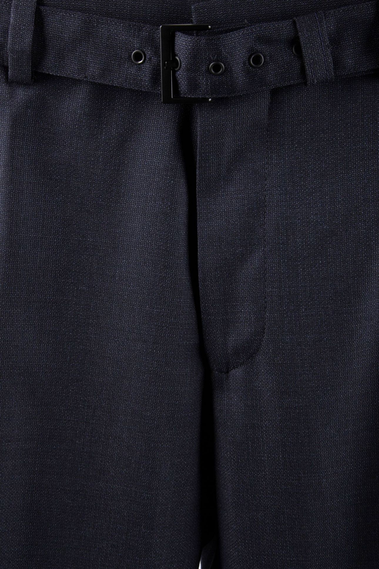 SUIT TROUSERS WITH BELT NAVY 4