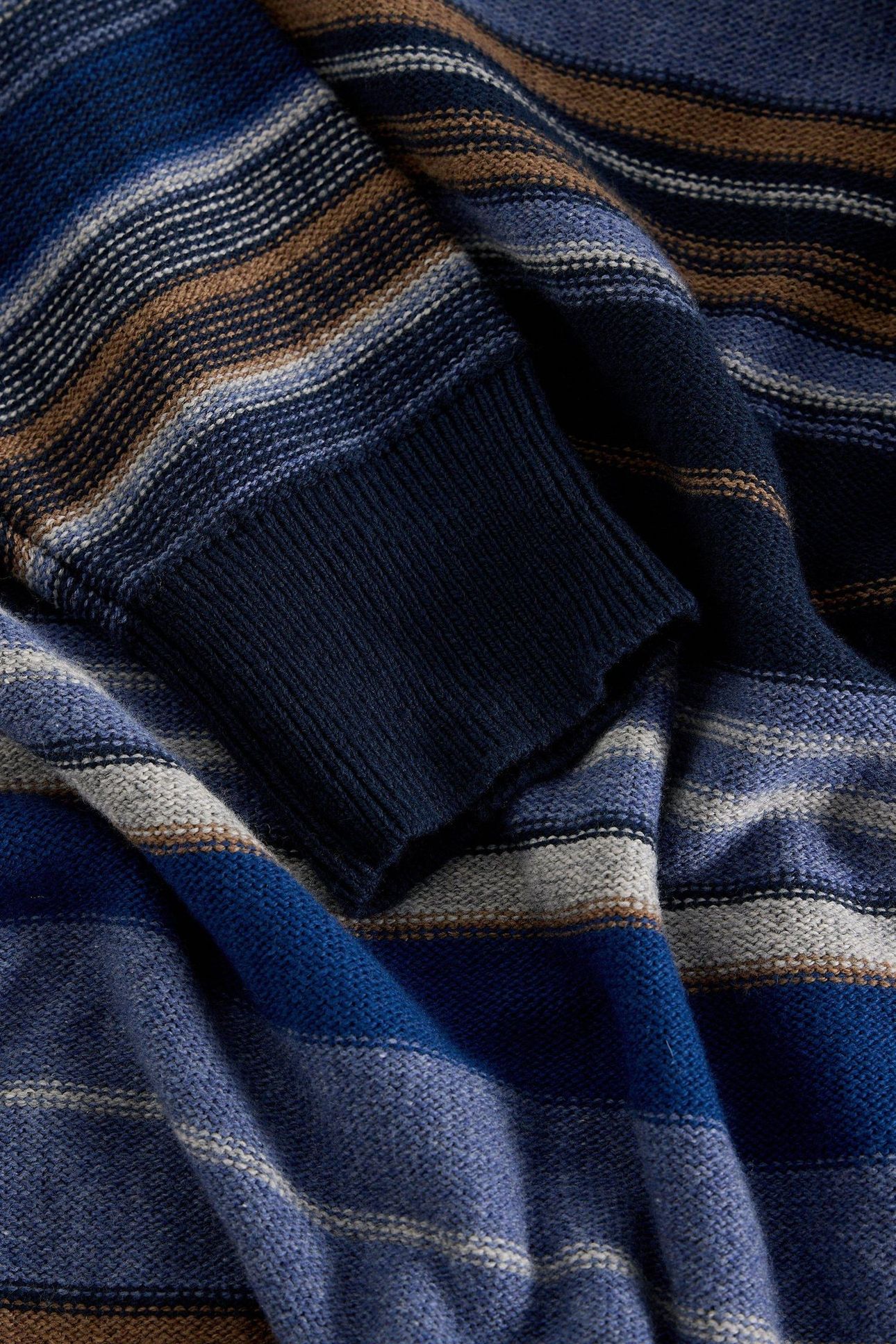 ABSTRACT STRIPE CREW BLUE MULTI 4
