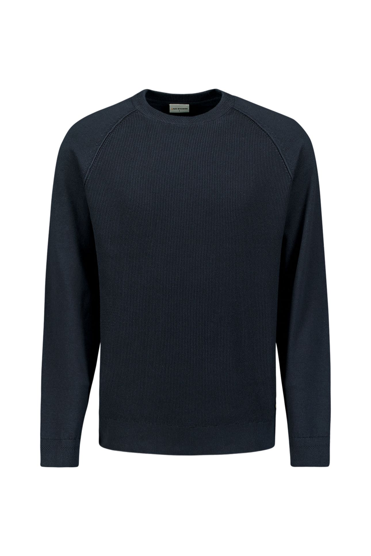 PULLOVER CREWNECK SOLID WAFFLE KNIT NIGHT 5