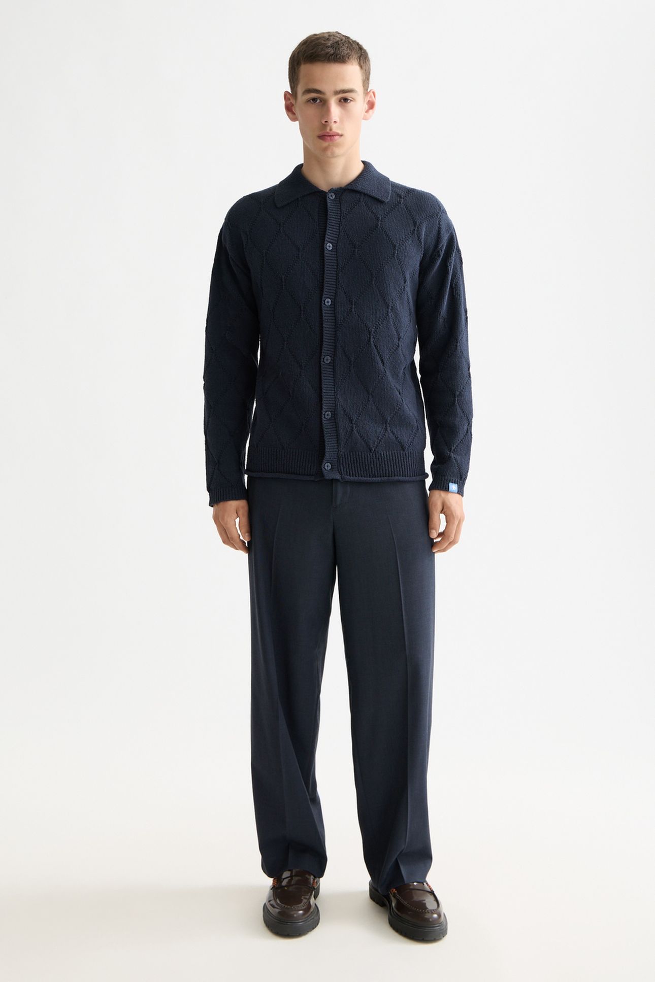OPEN WORK LONG SLEEVE SHIRT SKY CAPTAIN 2