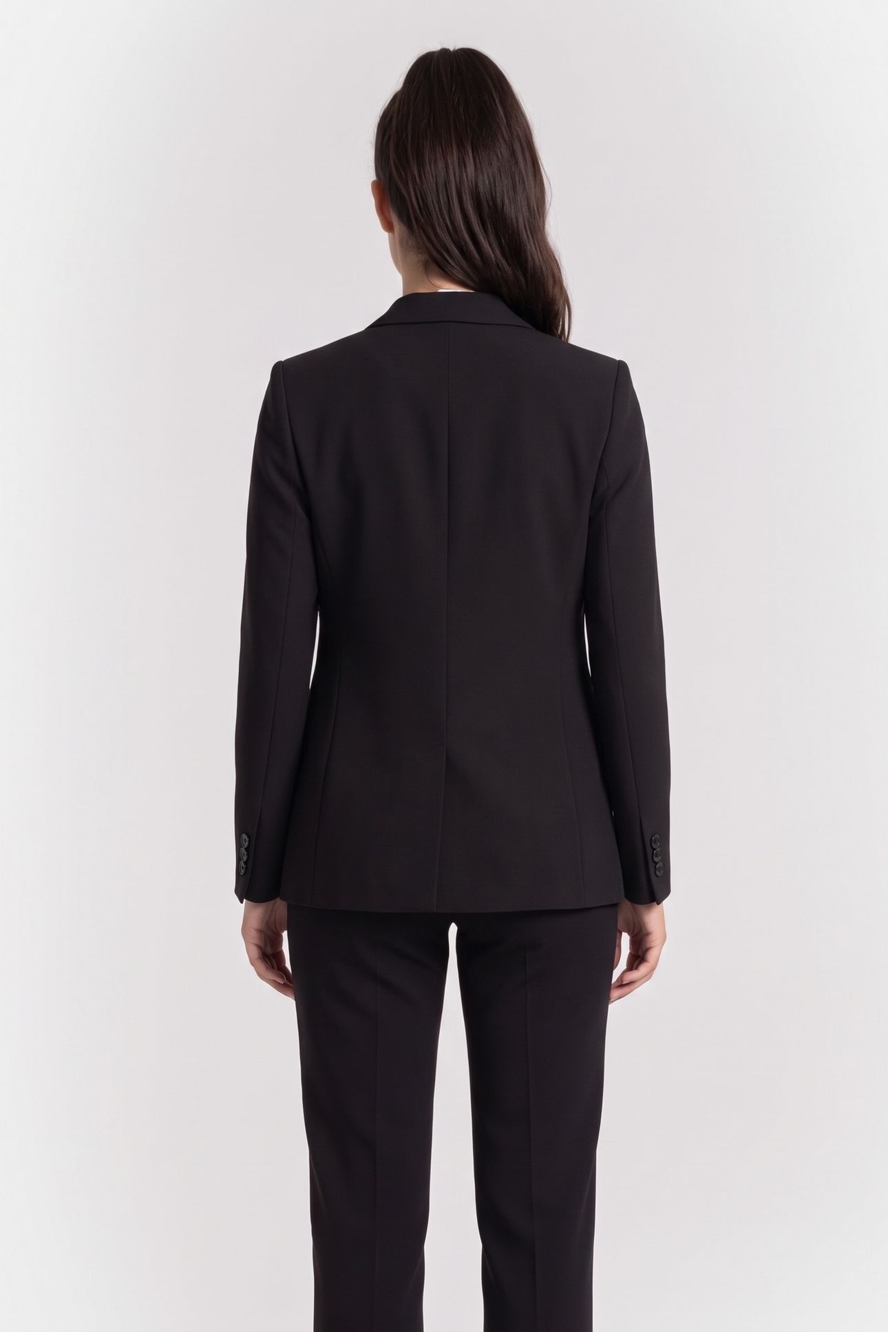 CLASSIC JACKET WITH 2-BUTTON DETAILS BLACK 2