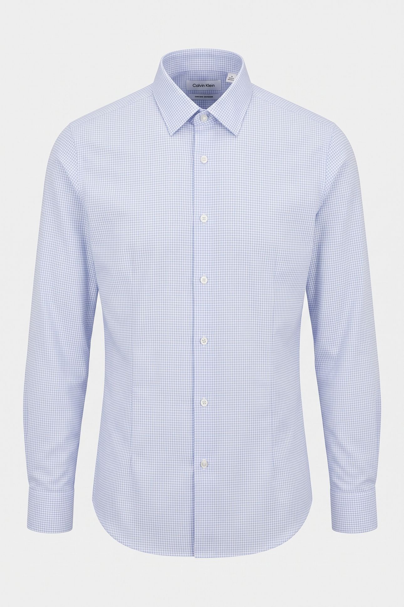 SLIM PERF SOLID SHIRT BLUE 3