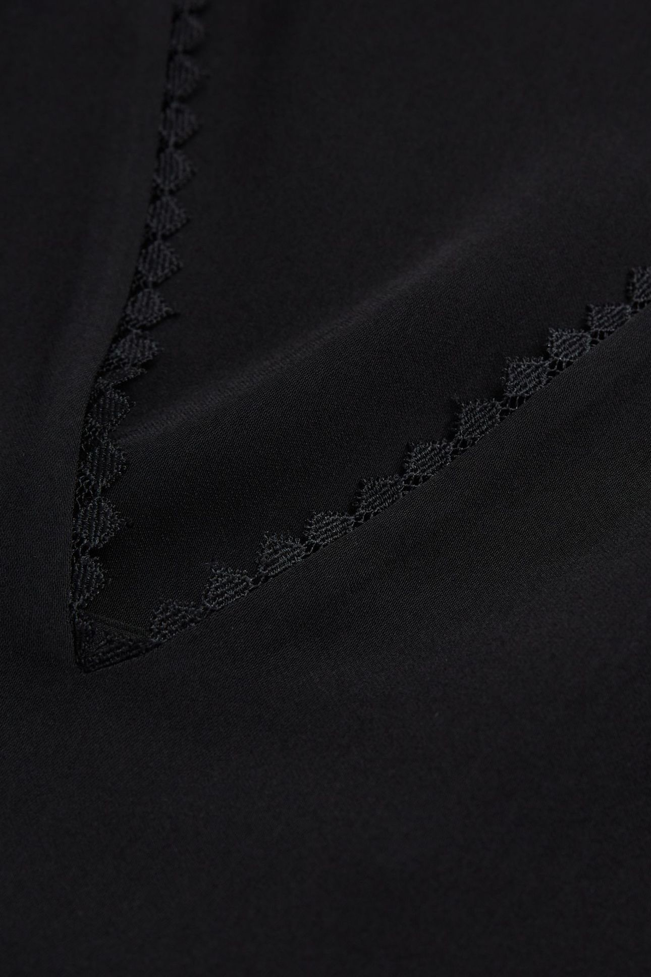 SLEEVELESS TOP WITH LACE DETAIL BLACK 7