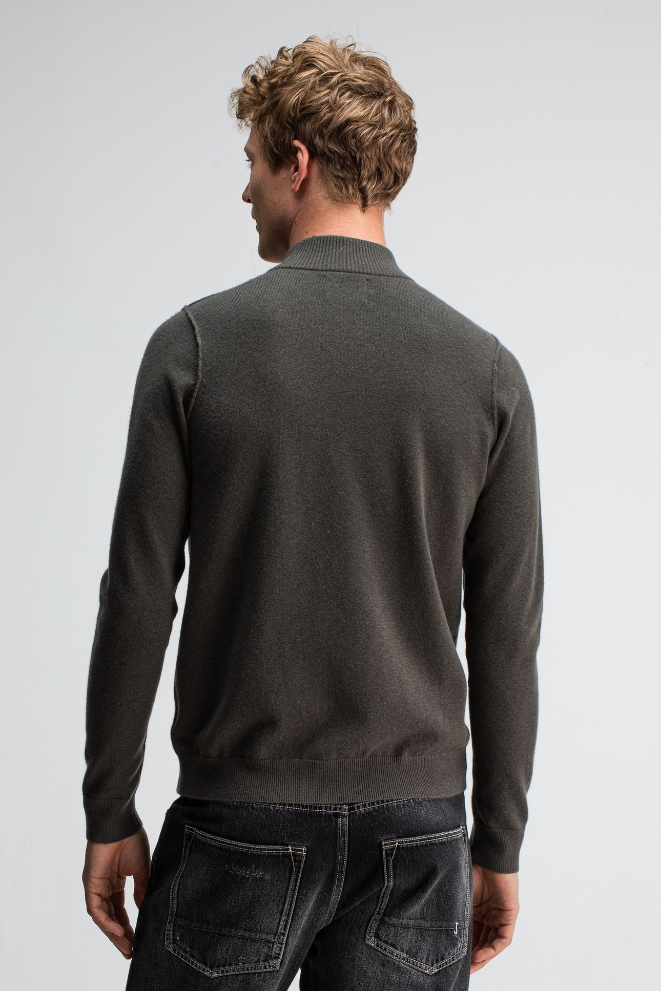CLIFTON HALFZIP MOCHA BROWN 2