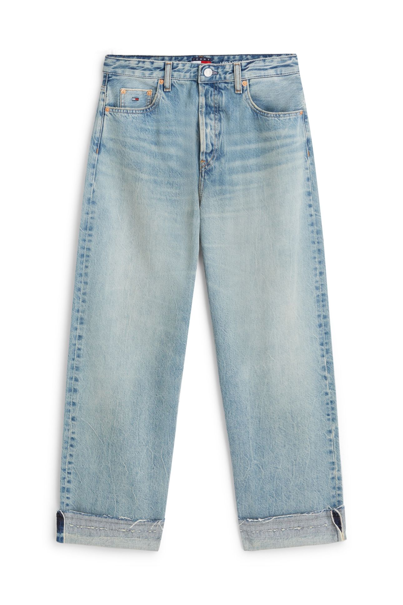 LAYLA HIGH RISE SLIM STRAIGHT DENIM LIGHT 5