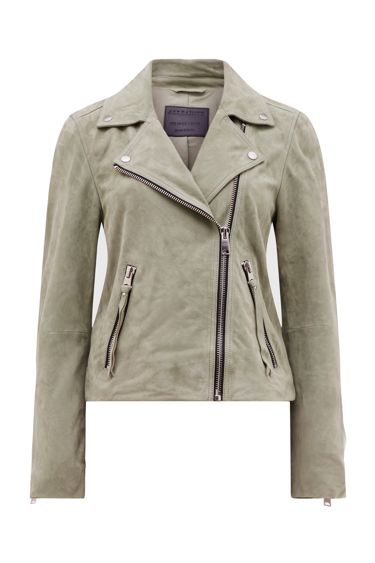 SUEDE DALBY BIKER PISTACHIO GREEN 6