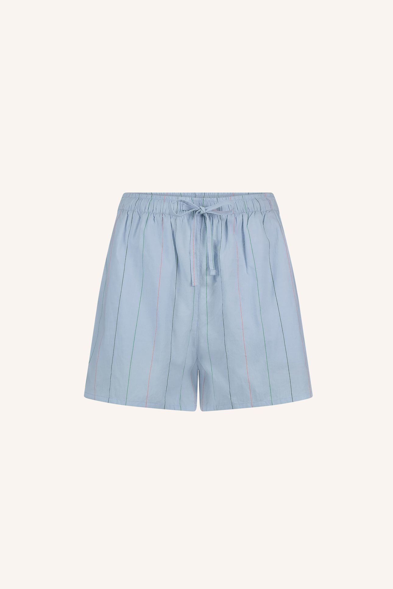 ISA STRIPE CHAMBRAY SHORTS LIGHT BLUE STRIPE 6